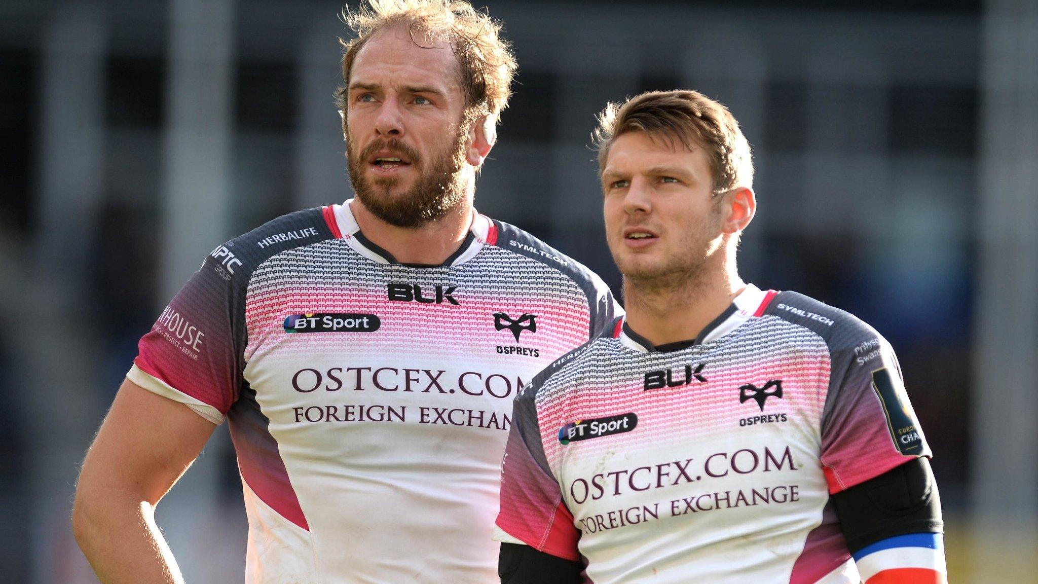 Alun Wyn Jones and Dan Biggar