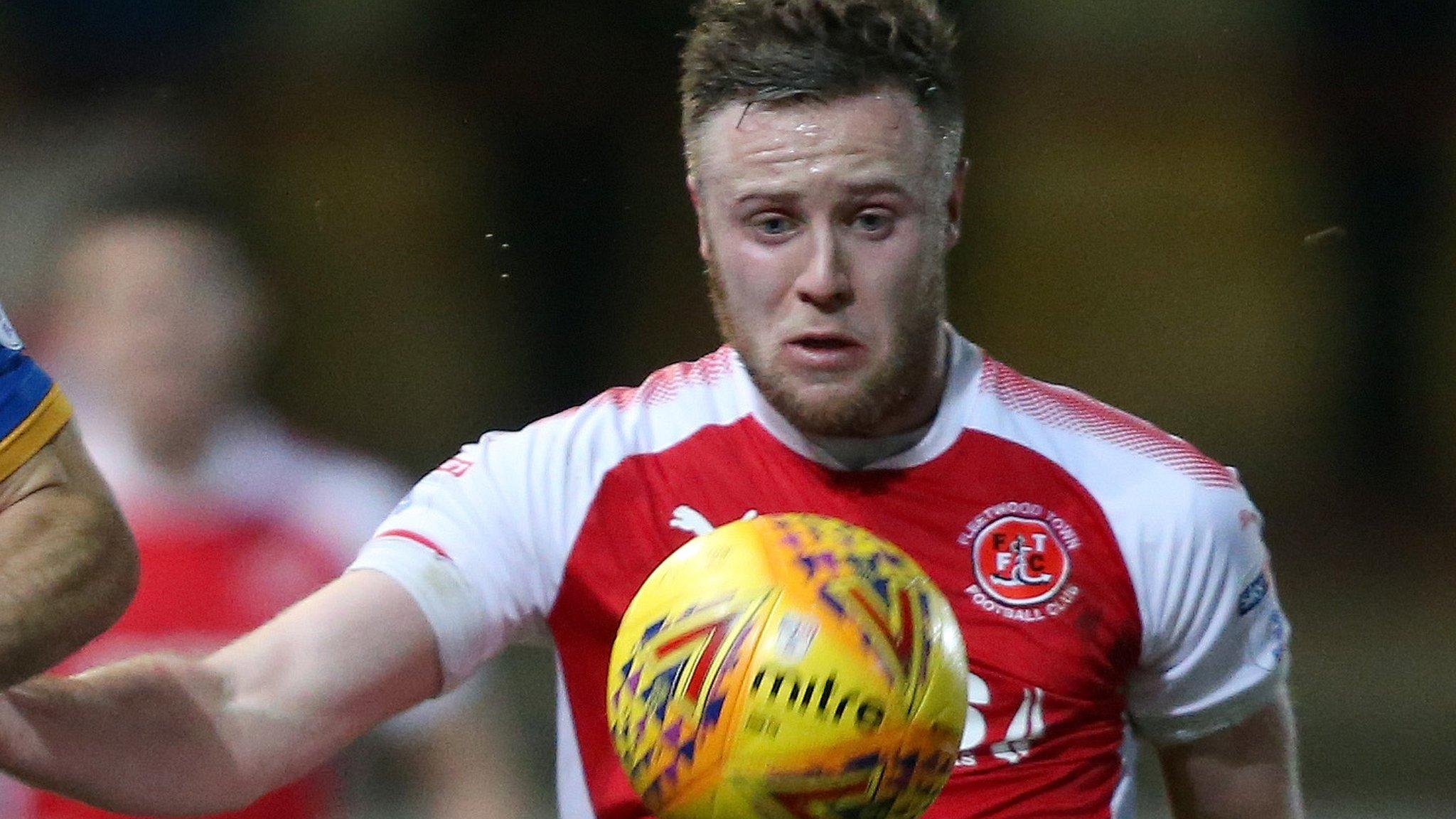 Kevin O'Connor in action for Fleetwood