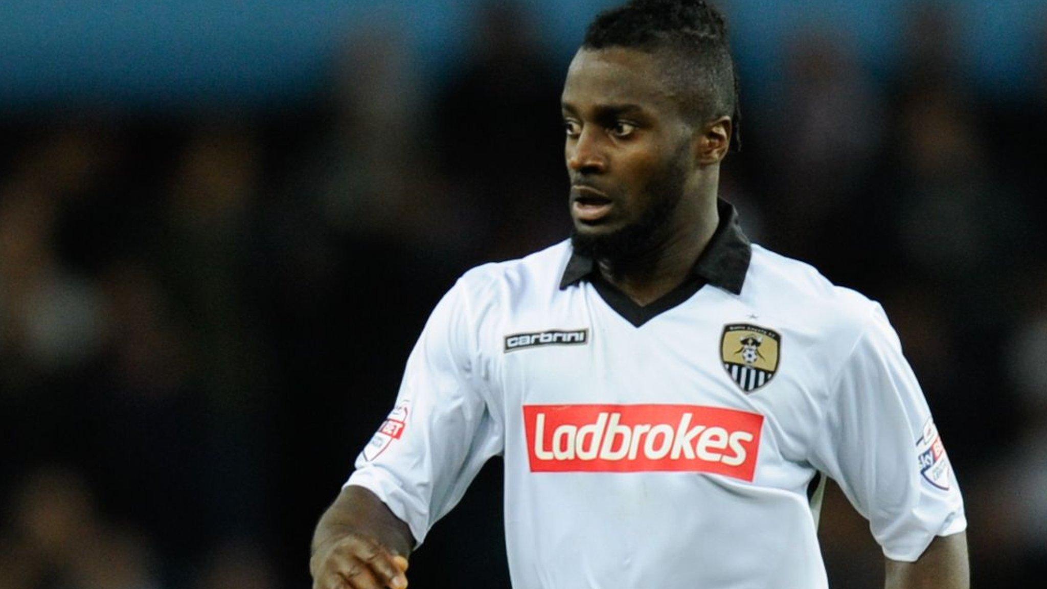 Stanley Aborah in action for Notts County