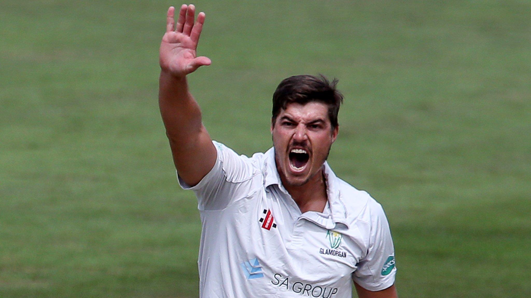 Glamorgan bowler Marchant de Lange