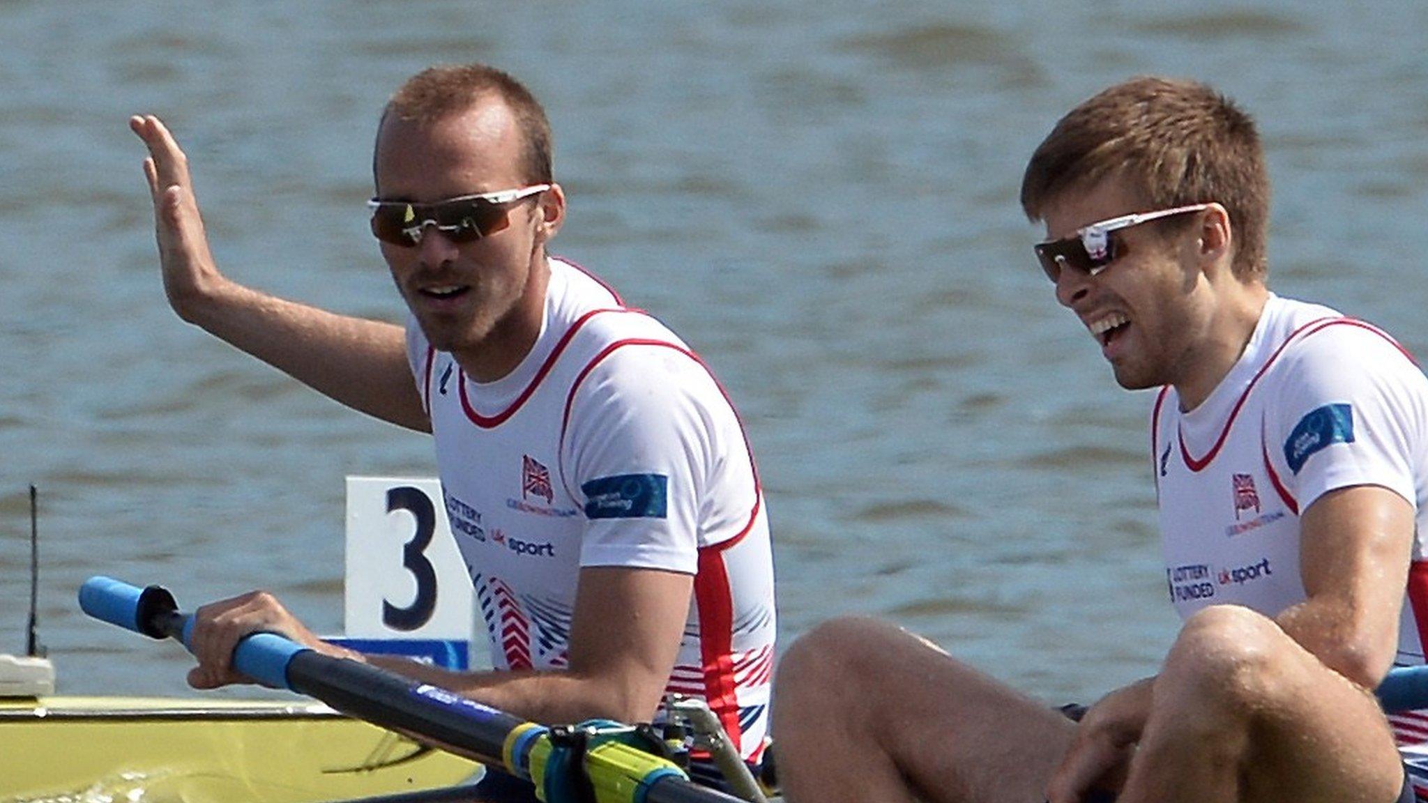 Joel Cassells (right) took European gold on Sunday with Peter Chambers (left) earning silver