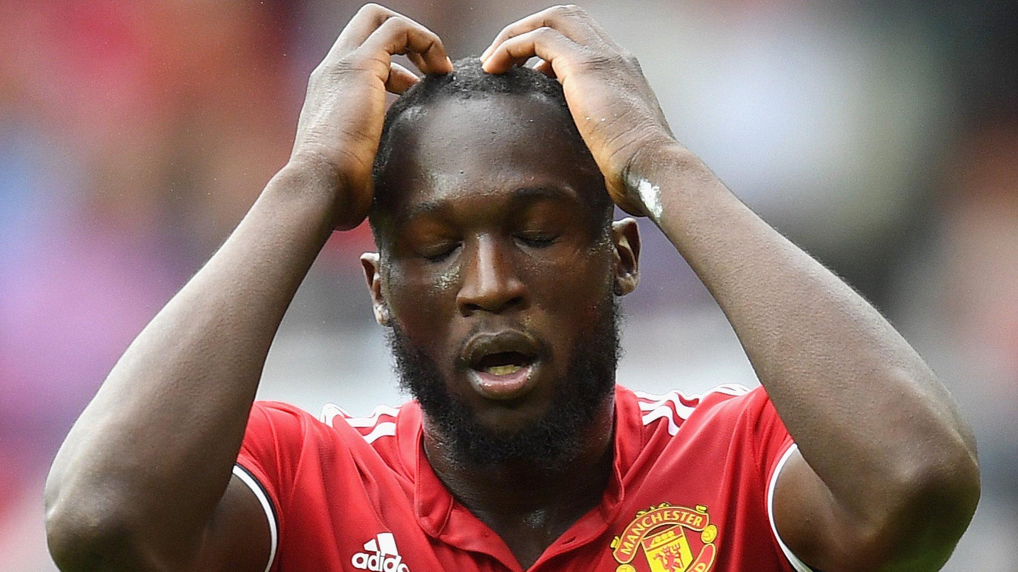Manchester United striker Romelu Lukaku