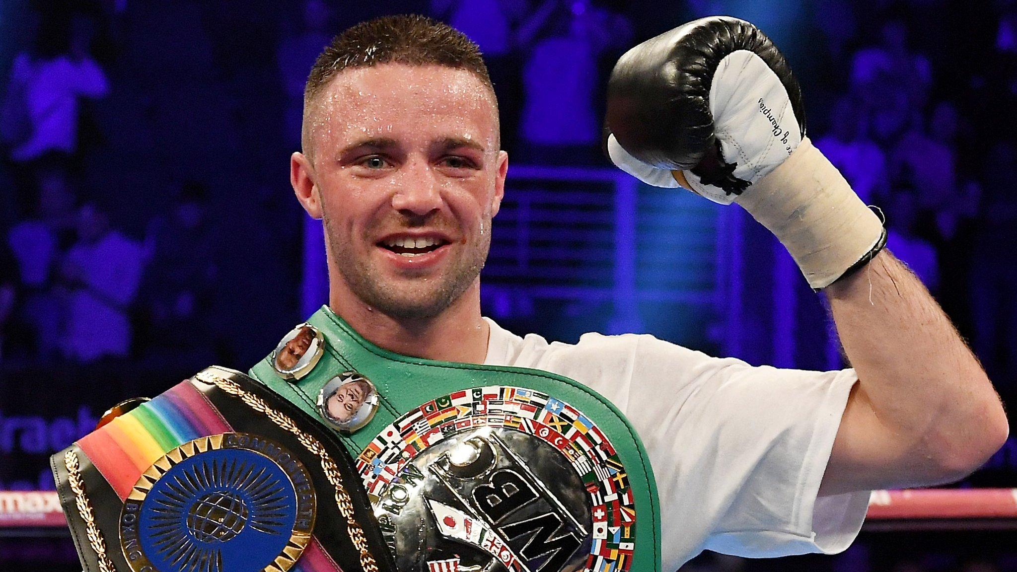 Josh Taylor now holds the Commonwealth and WBC Silver belts at super-lightweight