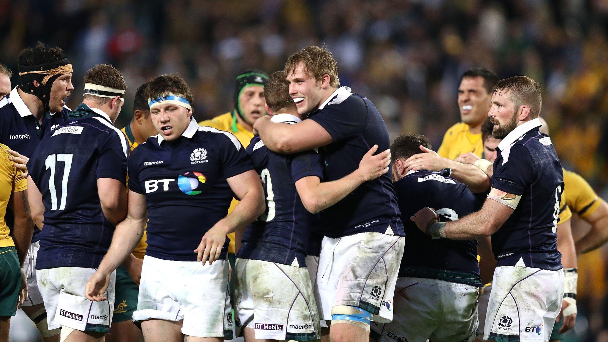 Scotland won by five points in Sydney