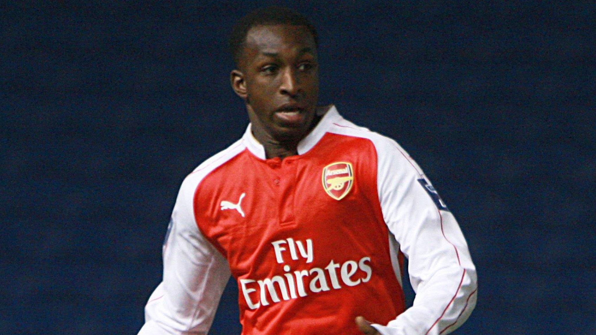 Glen Kamara in action for Arsenal Under-21s