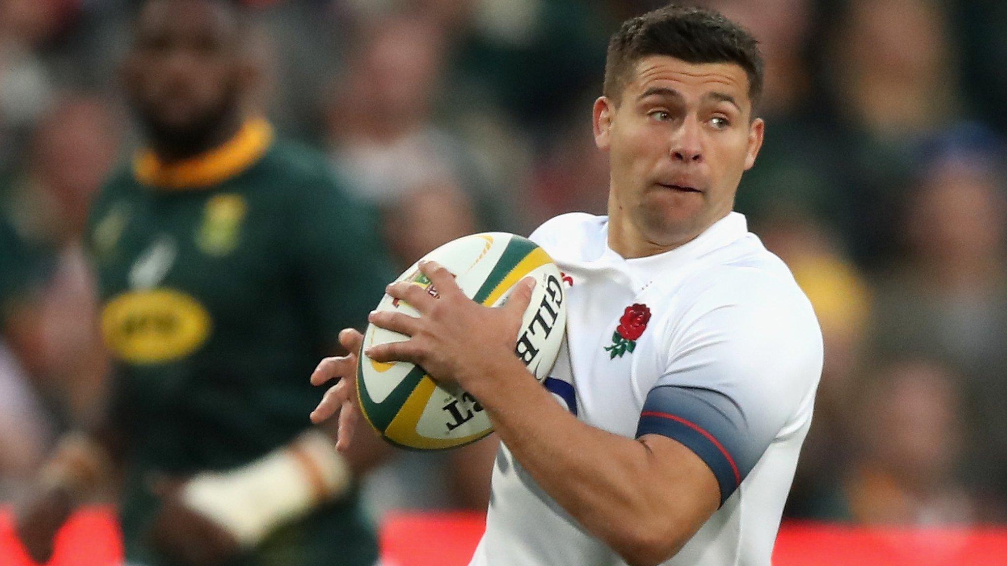 Ben Youngs in action for England against South Africa