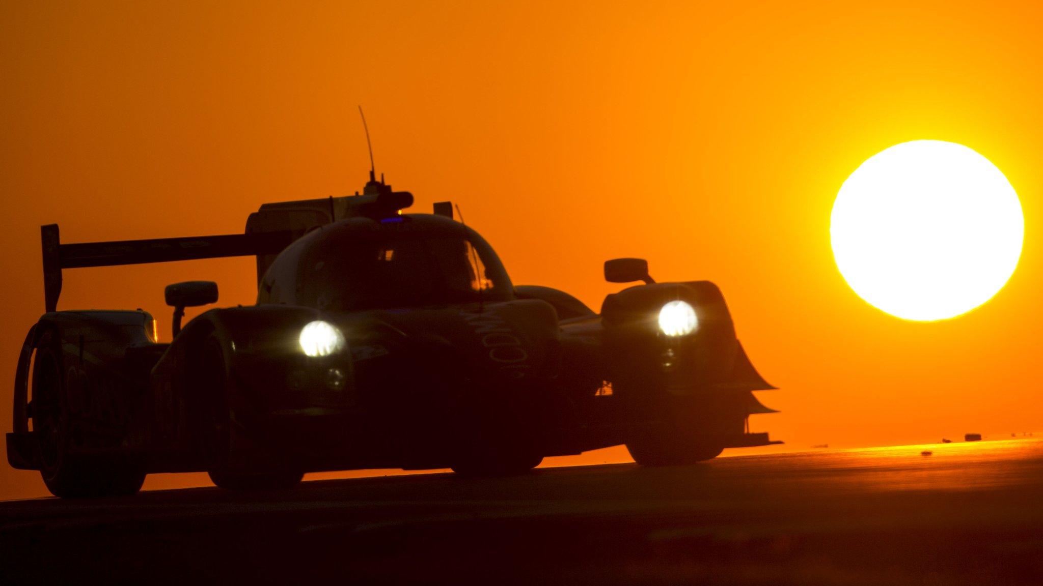 Sportcar in the sunset