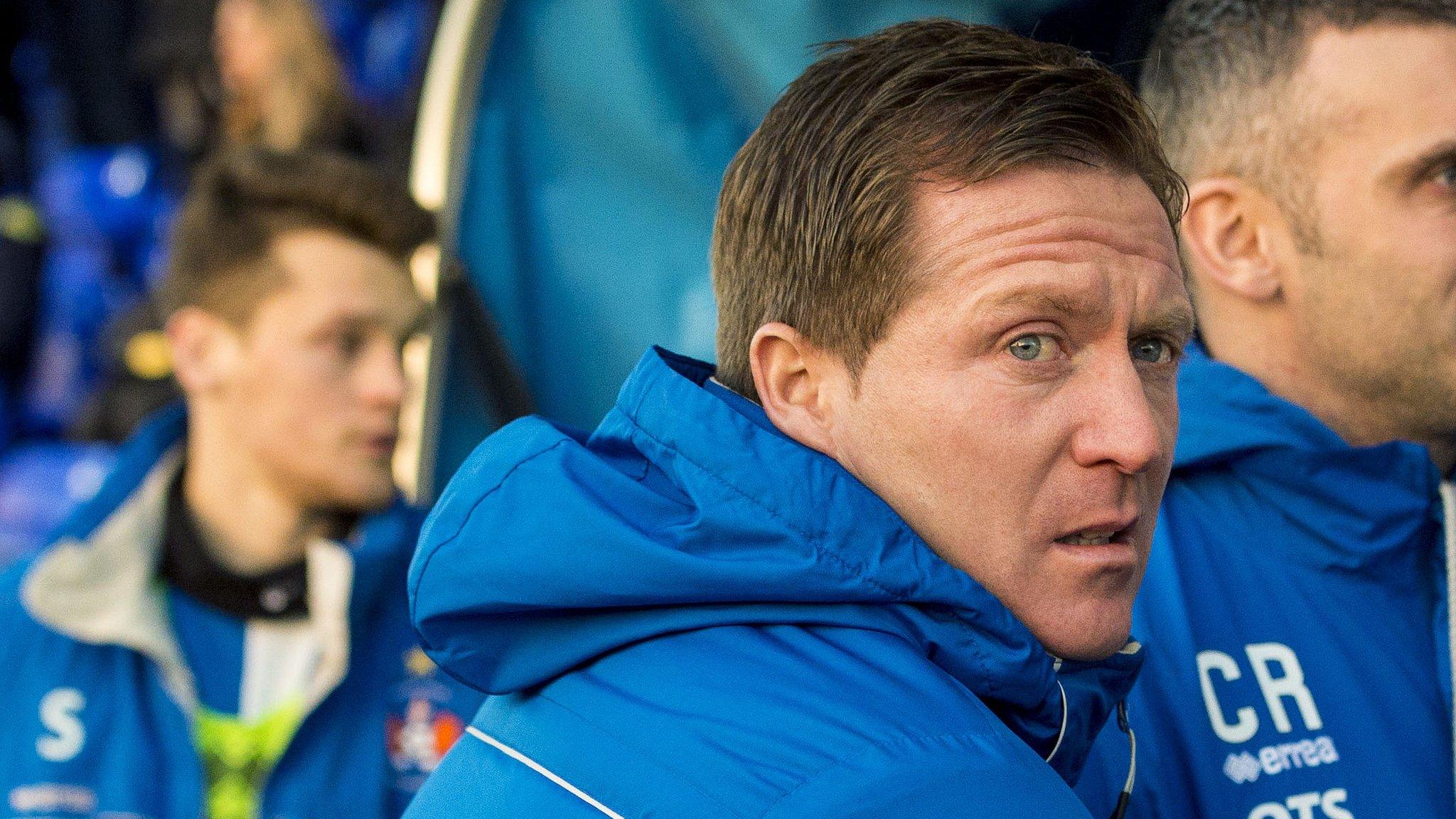 Kilmarnock manager Gary Locke