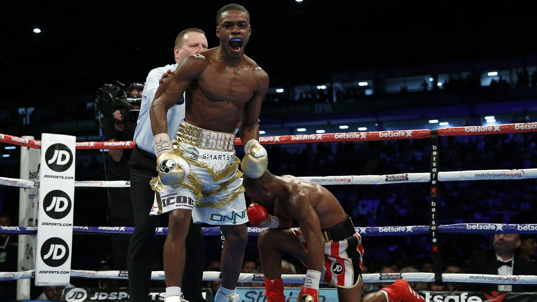 Kell Brook (right) and Errol Spence Jr