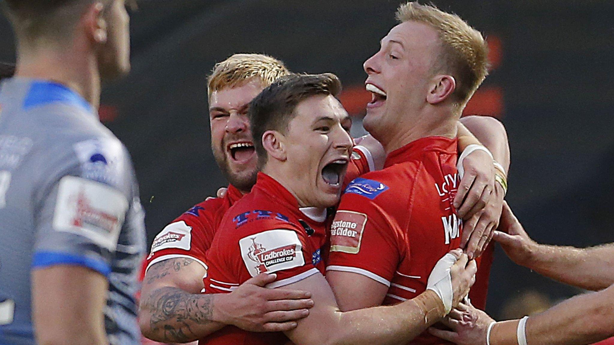 Salford celebrate