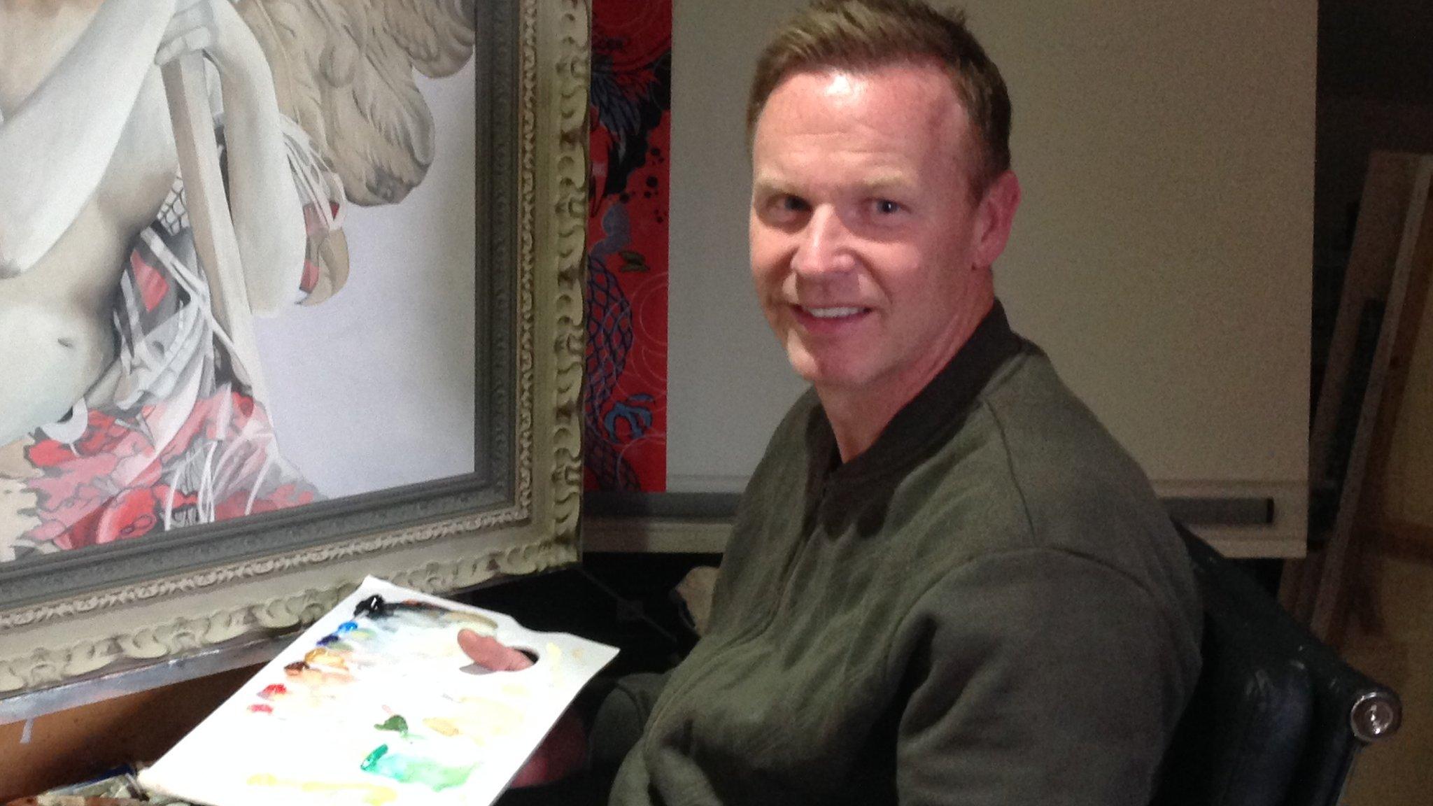 Jody Craddock's love of painting began in his playing days as a footballer