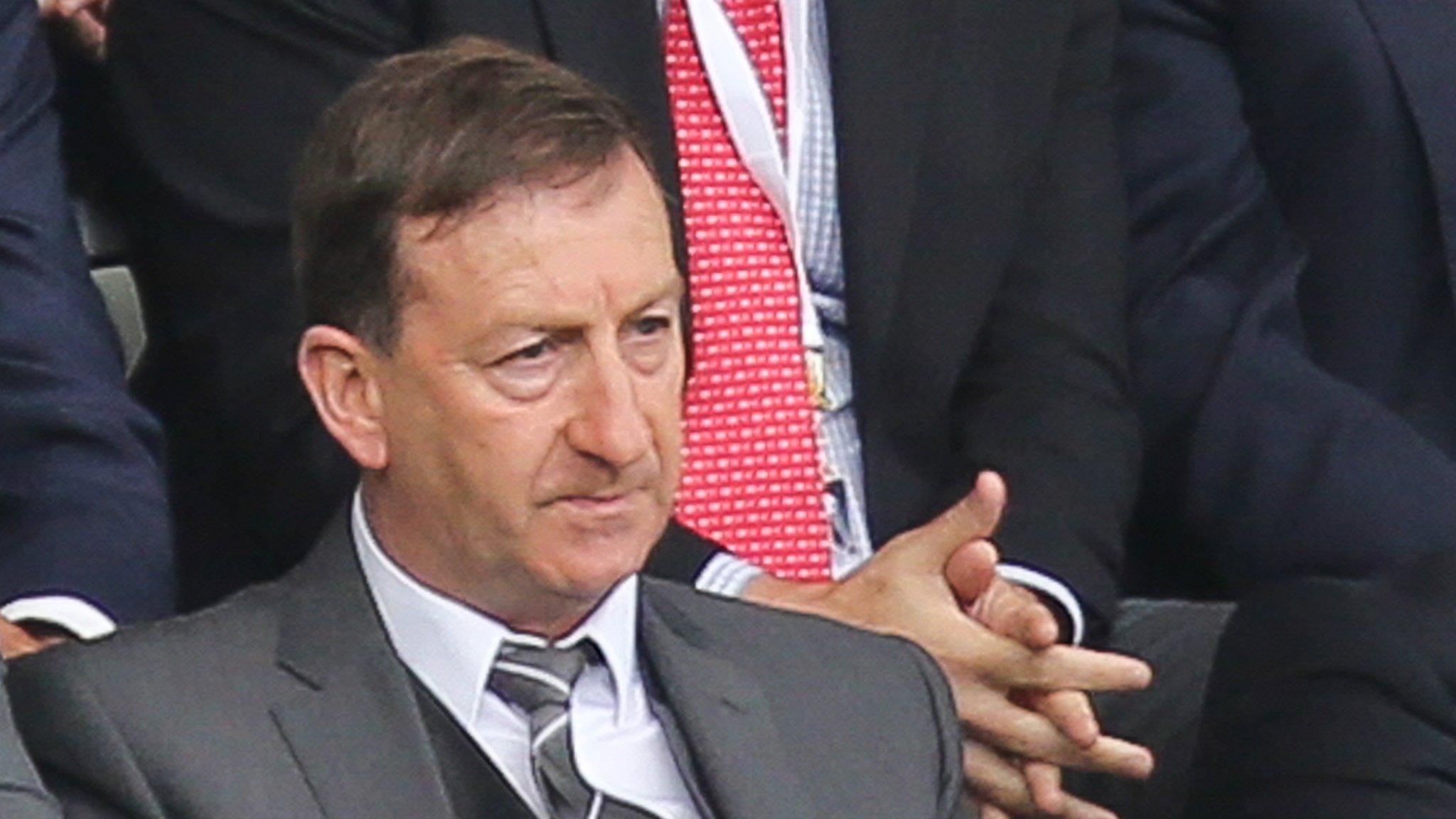 Huw Jenkins watches Swansea City at Liberty Stadium