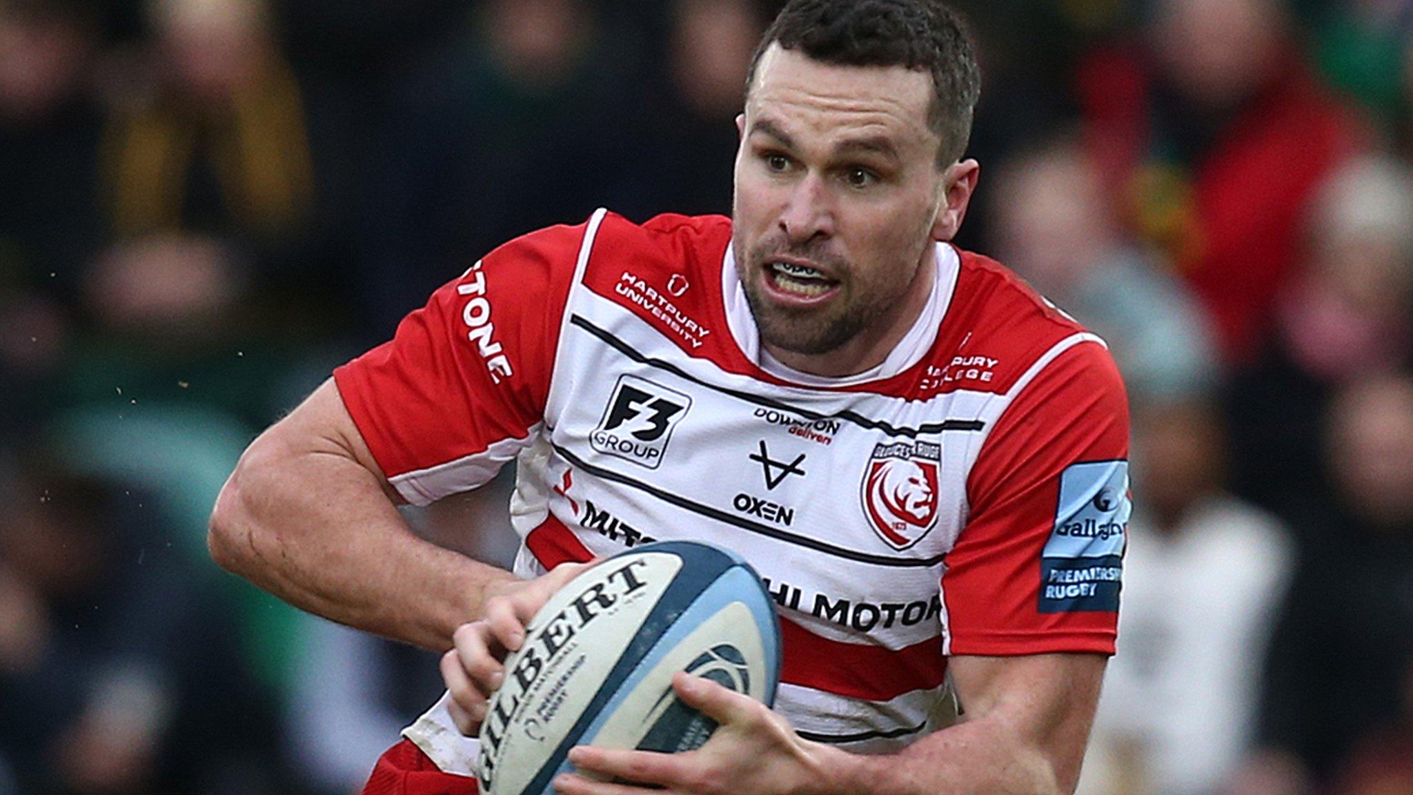 Tom Marshall in action for Gloucester