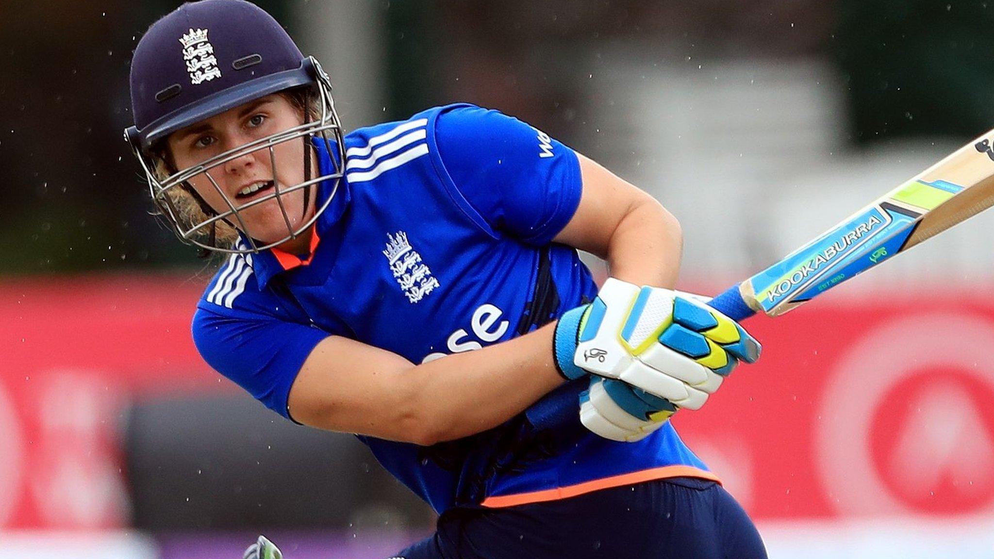 England's Natalie Sciver hits out