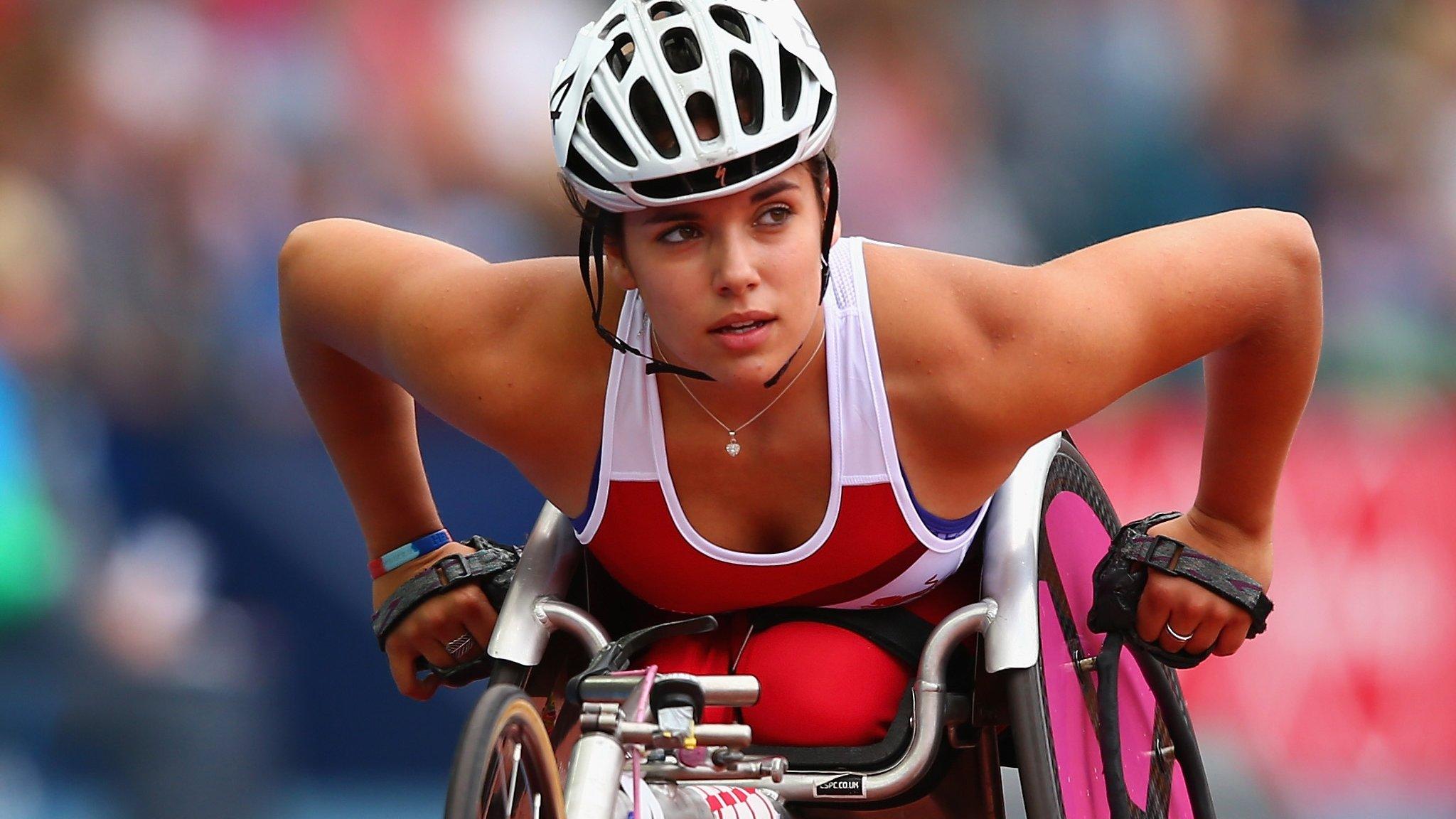 Wheelchair racer Jade Jones
