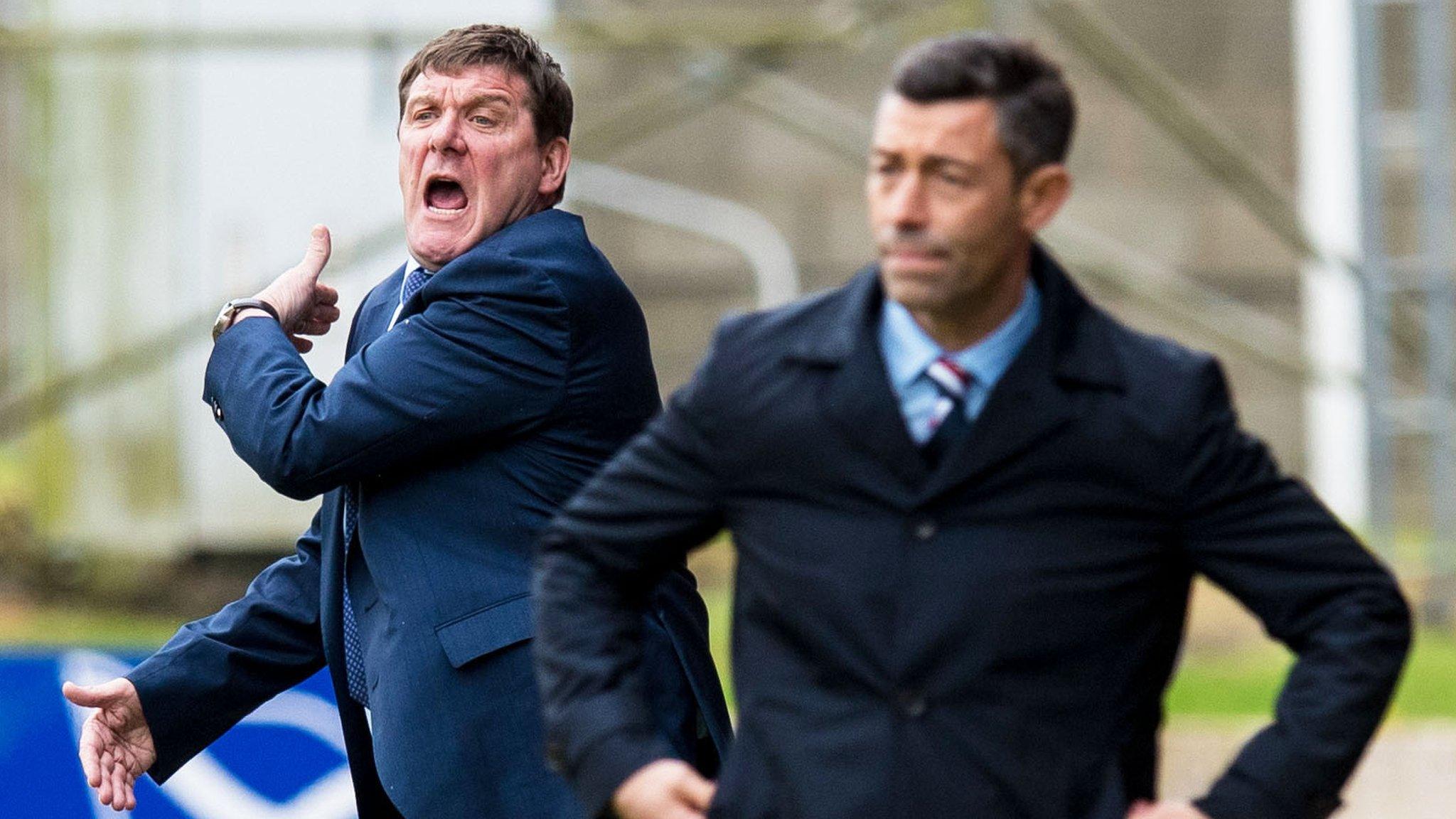 Tommy Wright and Pedro Caixinha