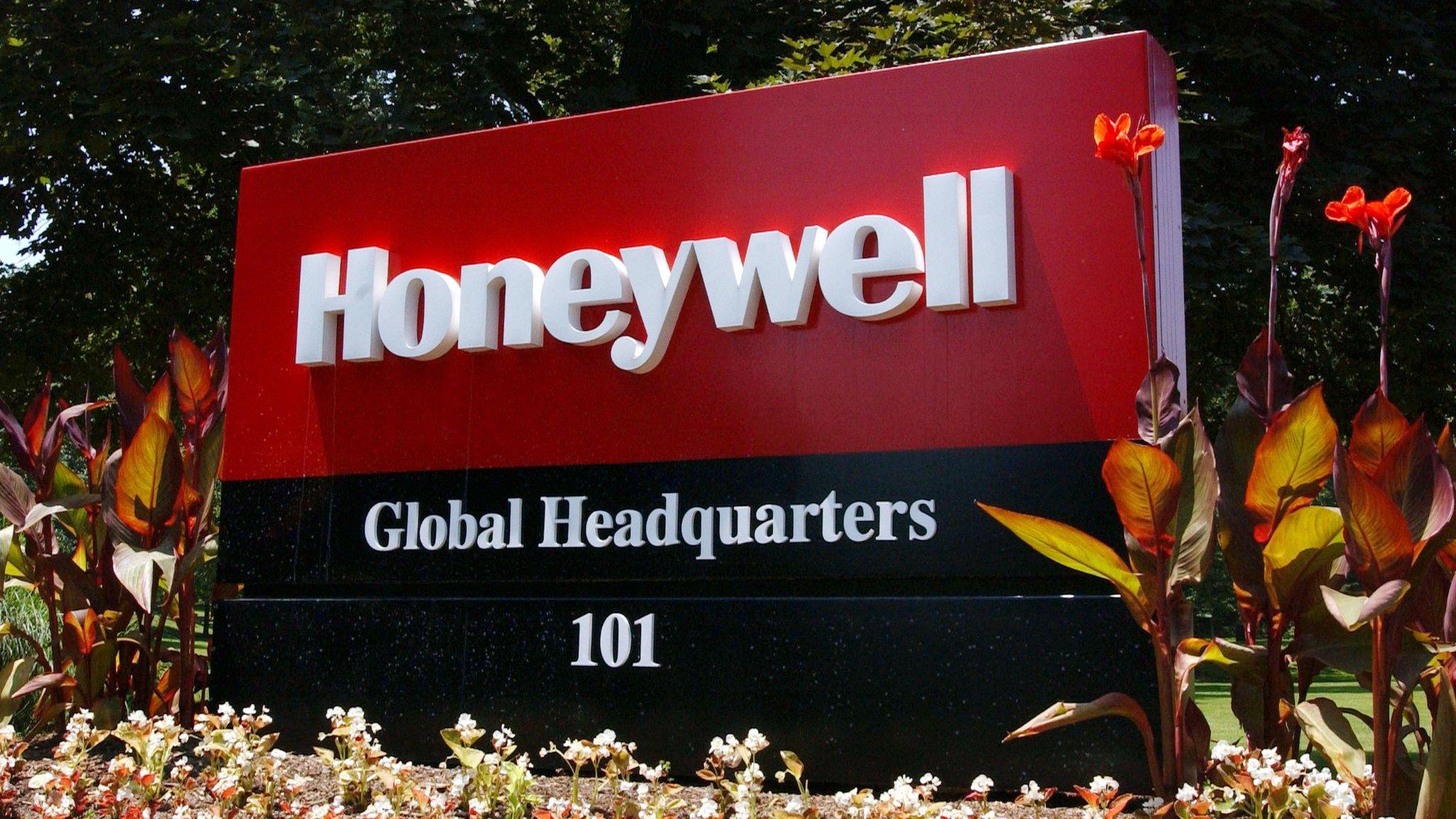 Honeywell global headquarters sign