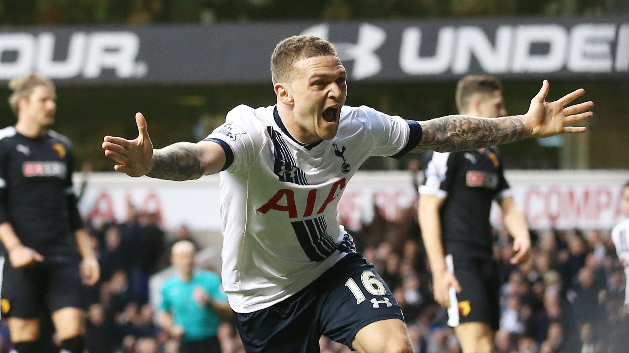 Kieran Trippier celebrates