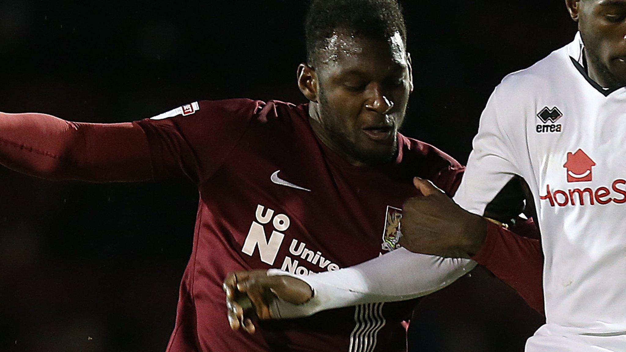 Northampton Town defender Aaron Pierre