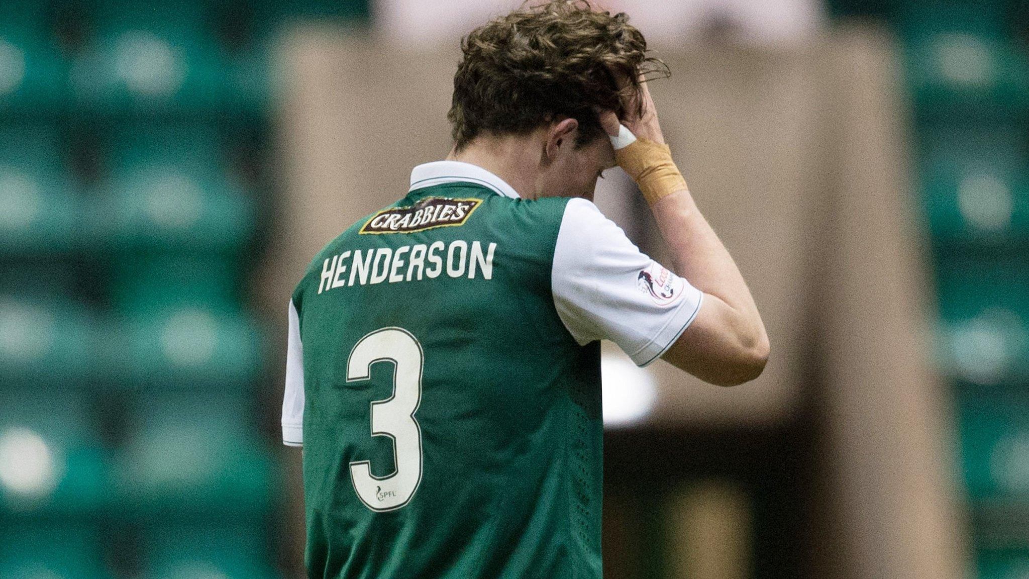 Hibernian midfielder Liam Henderson