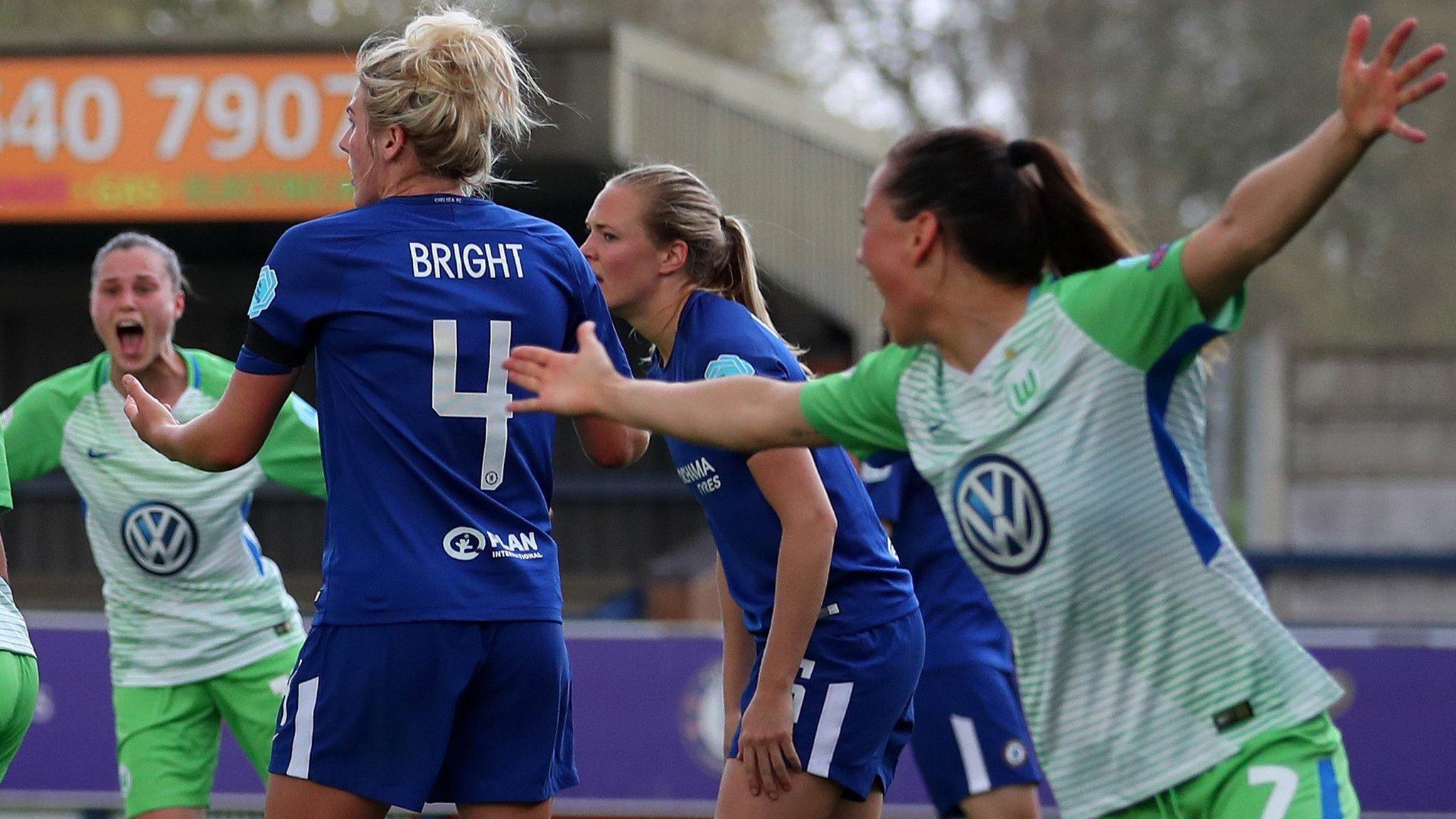 Wolfsburg celebrate