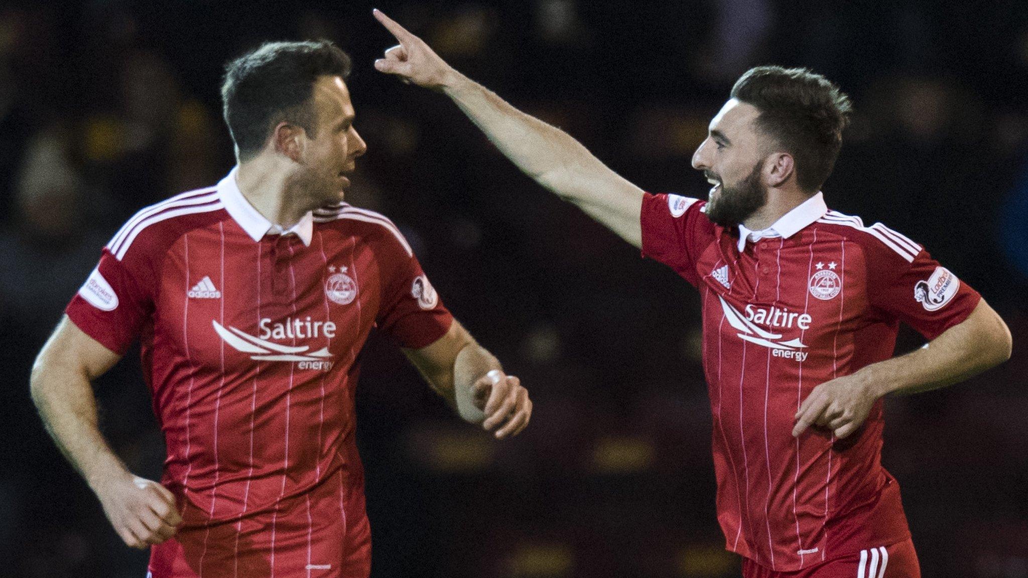 Graeme Shinnie (right) and Andrew Considine