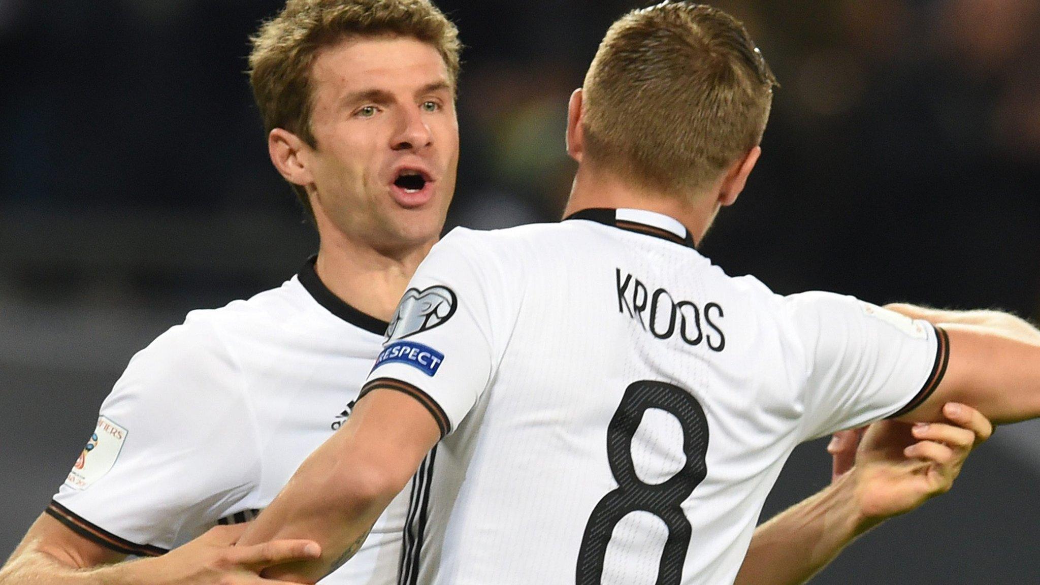 Thomas Muller and Toni Kroos