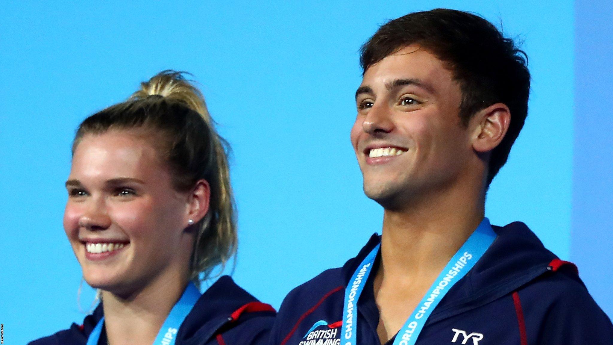 Grace Reid and Tom Daley