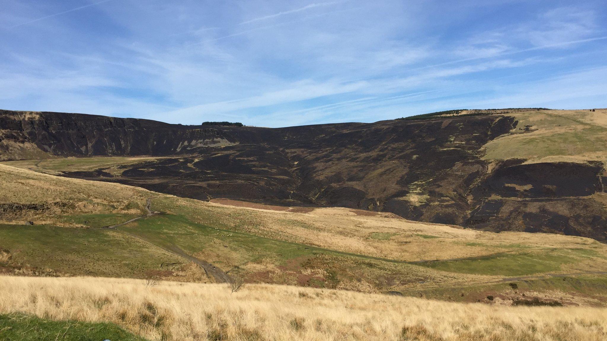 Bwlch mountain fire