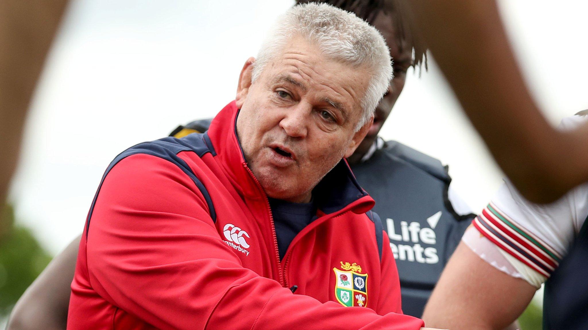 Lions head coach Warren Gatland