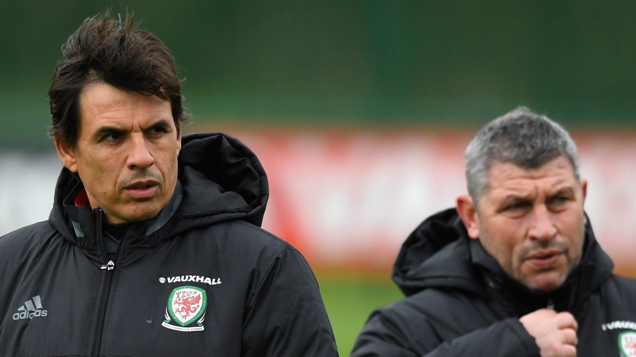 Chris Coleman and Osian Roberts