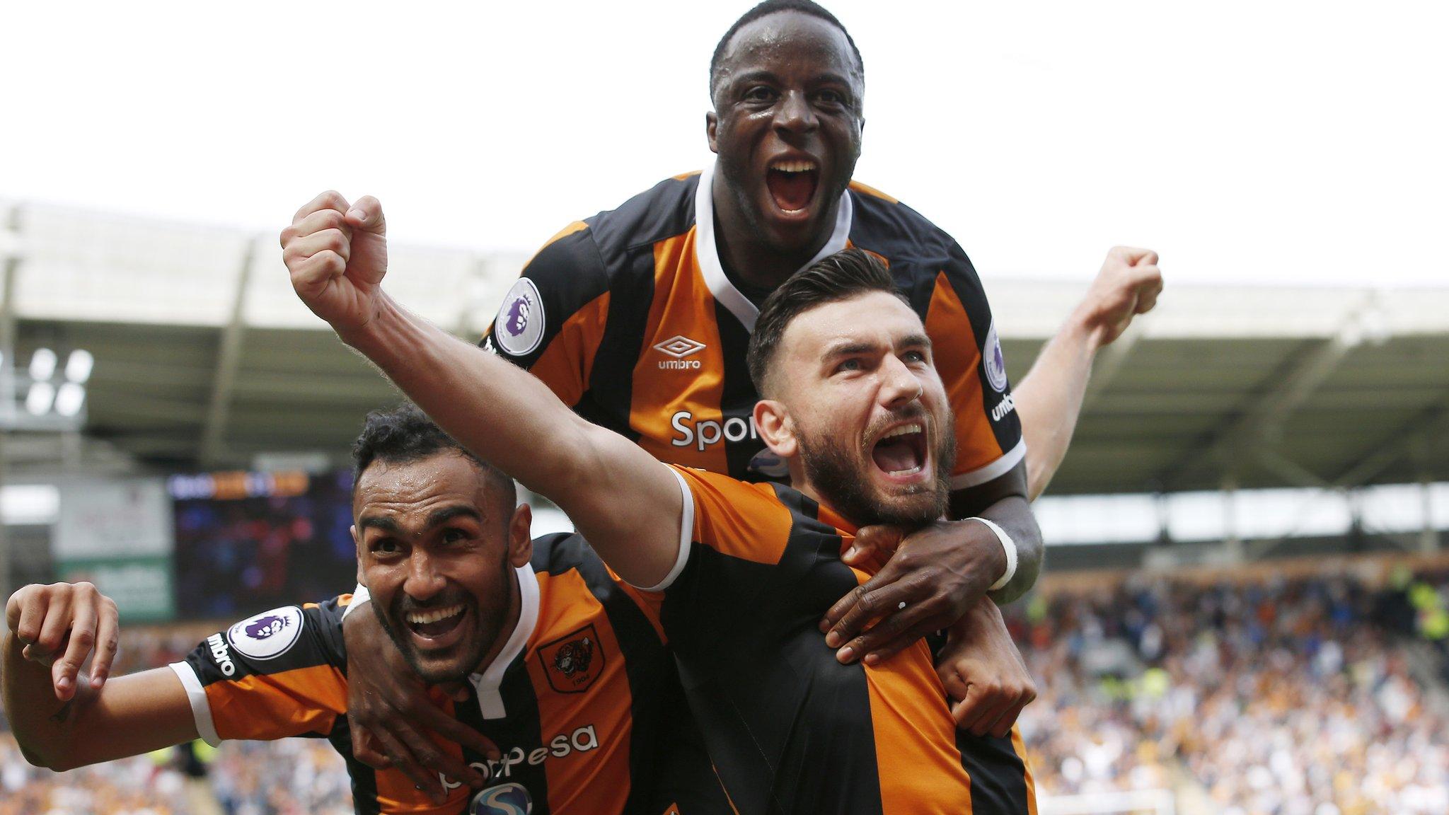 Hull City celebrate