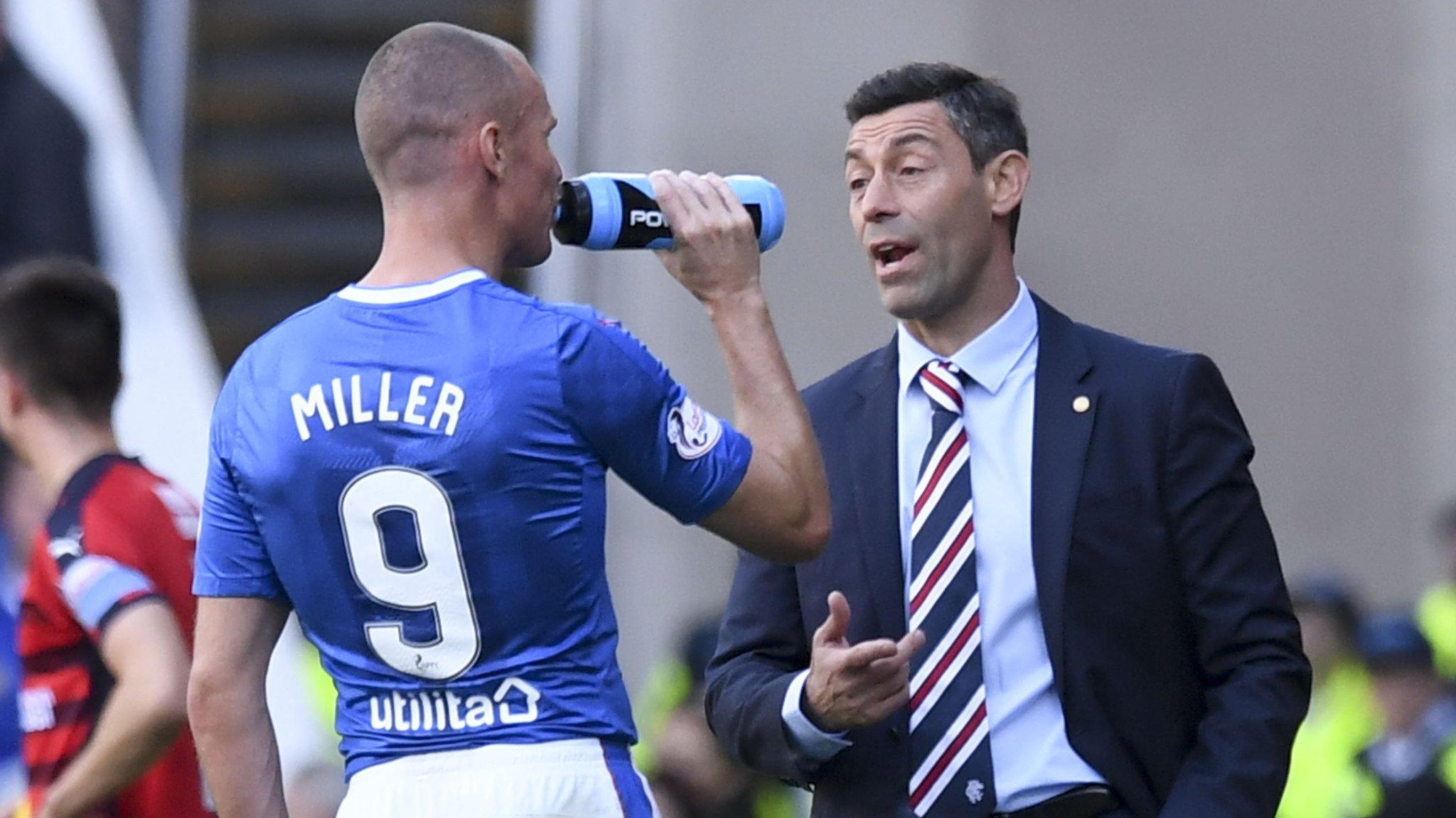 Kenny Miller and Pedro Caixinha