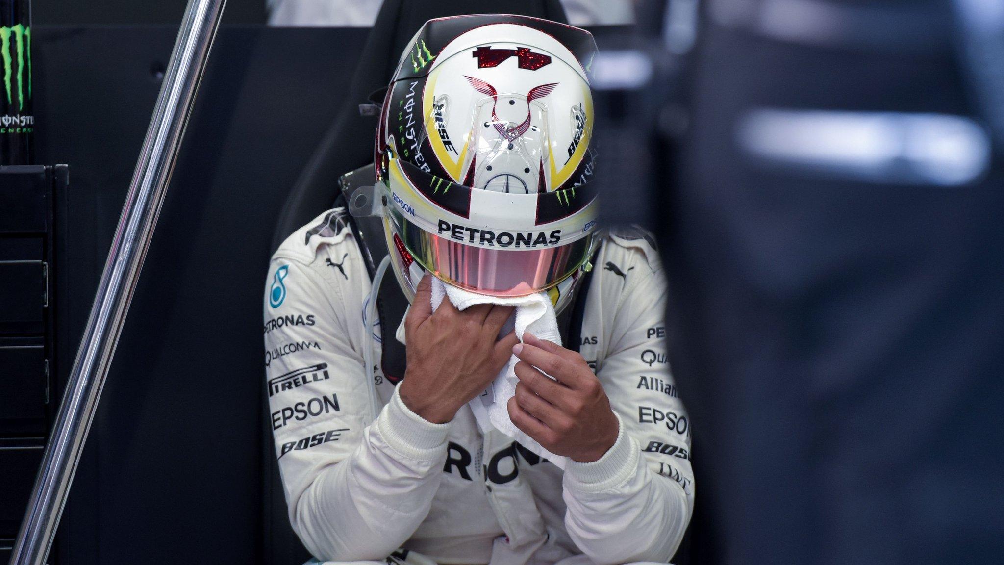 Mercedes F1 driver Lewis Hamilton