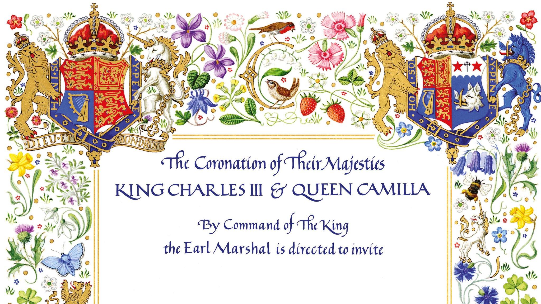 Coronation invitation