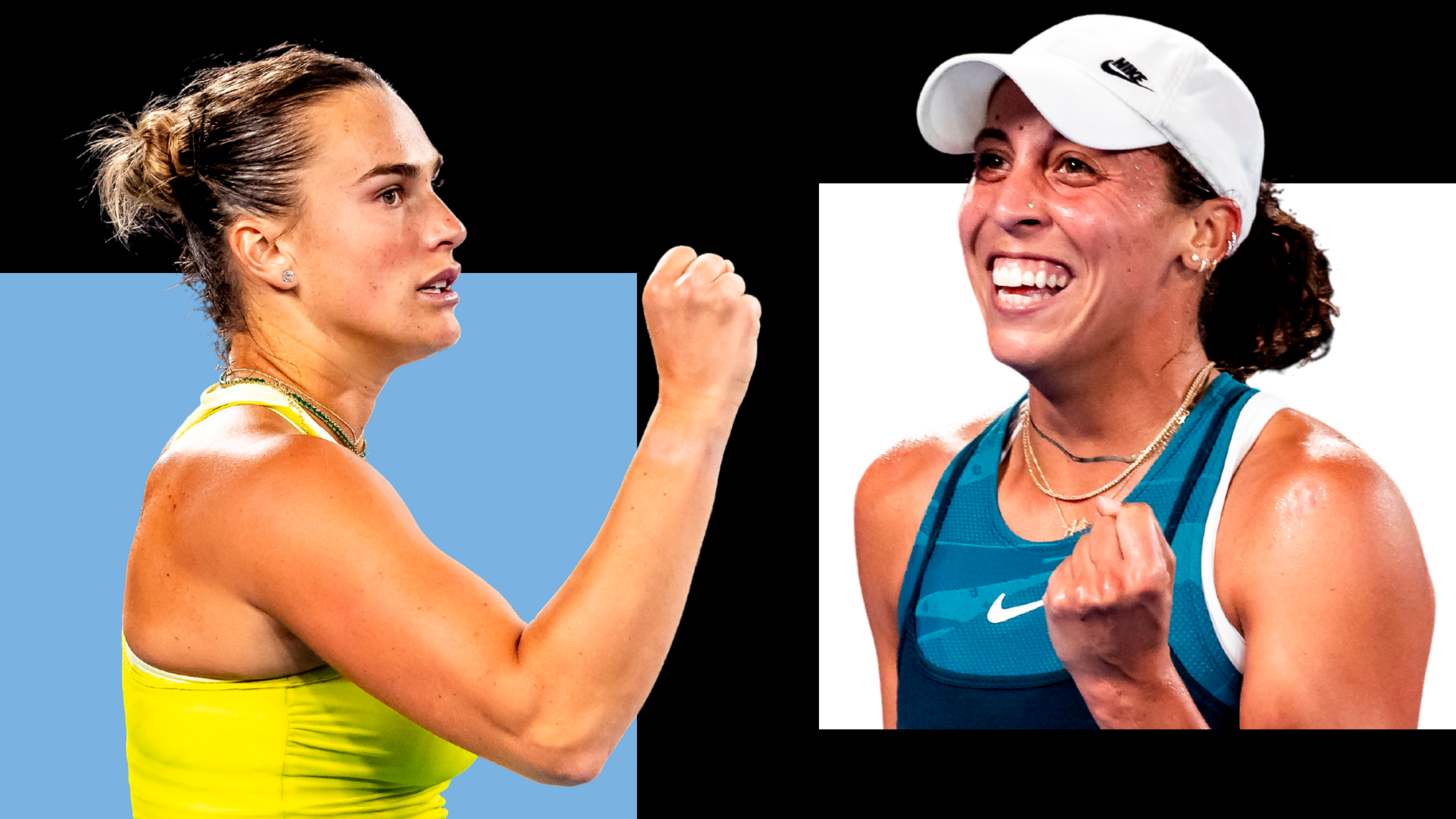 Aryna Sabalenka and Madison Keys