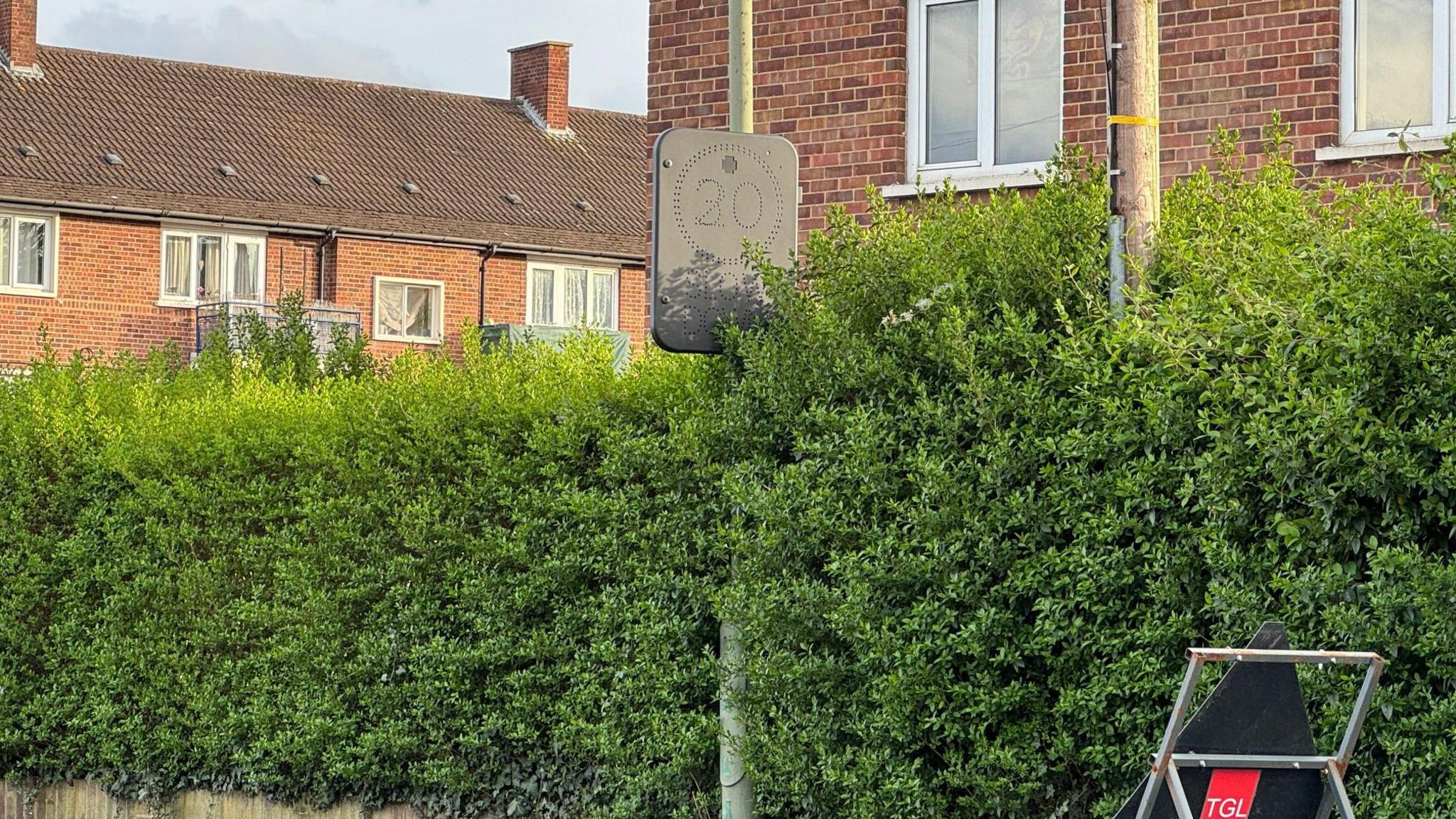 Vehicle-activated speeding signs in Cottimore Lane, Walton-on-Thames