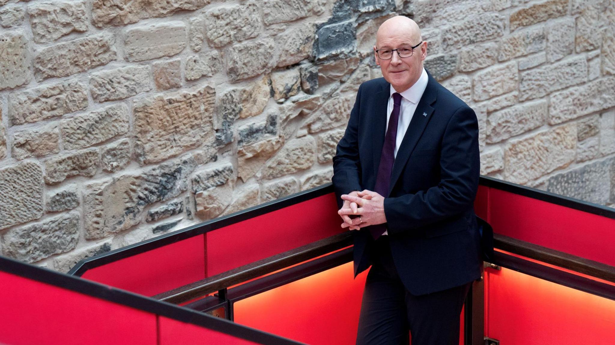 Iain Swinney aig cur air bhog iomairt an SNP