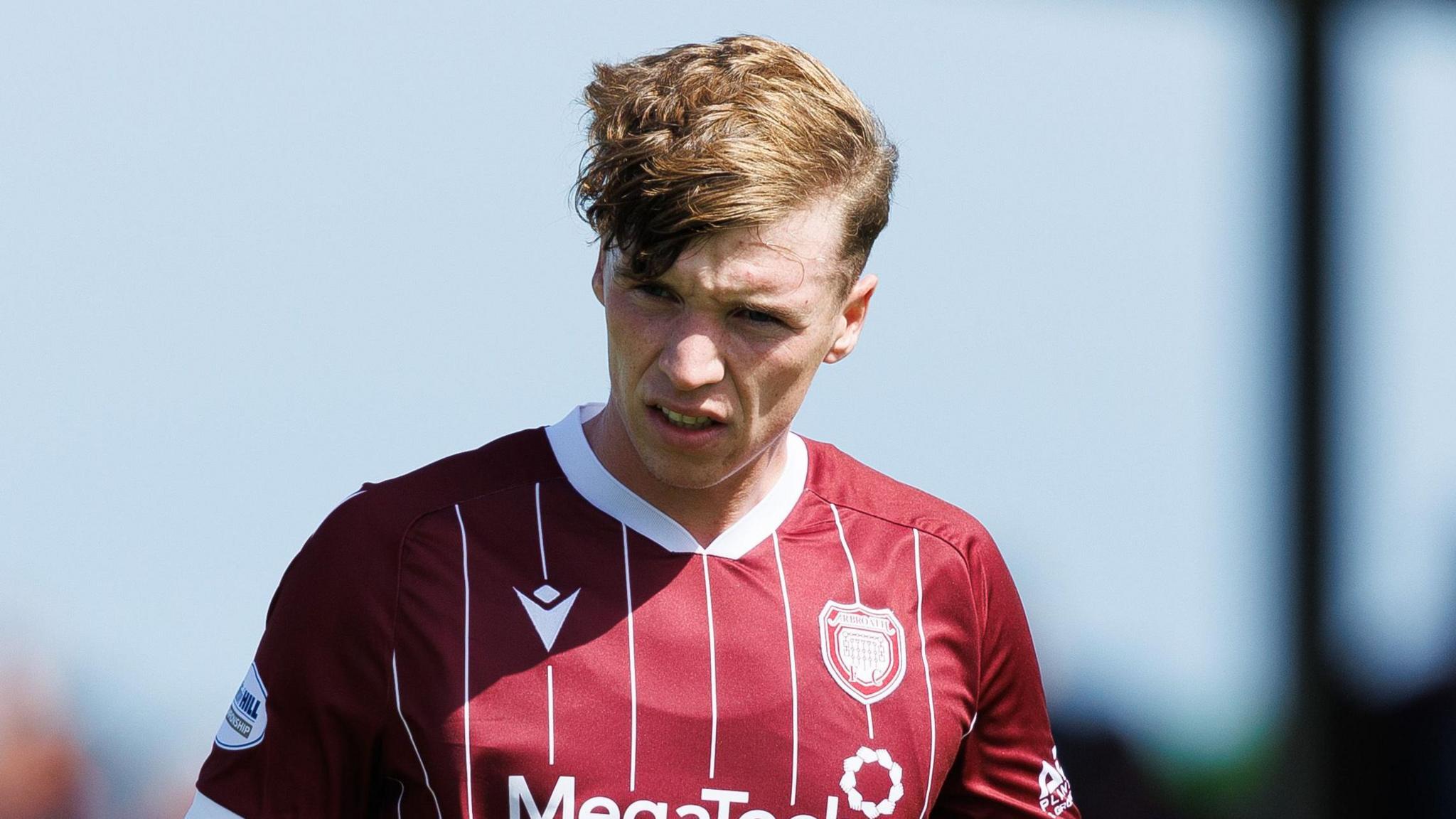 Arbroath scorer Jack Wilkie