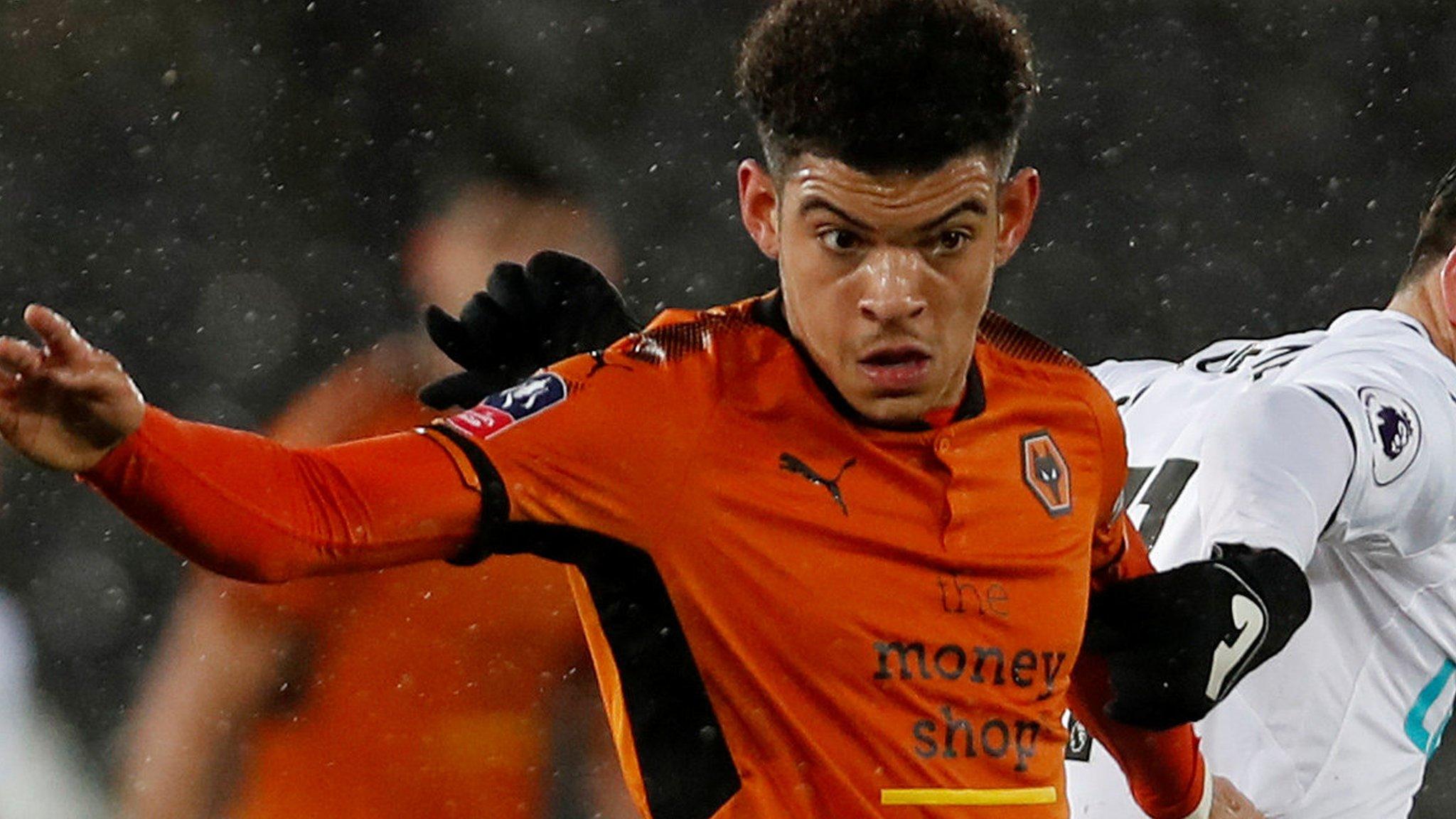 Wolves midfielder Morgan Gibbs-White