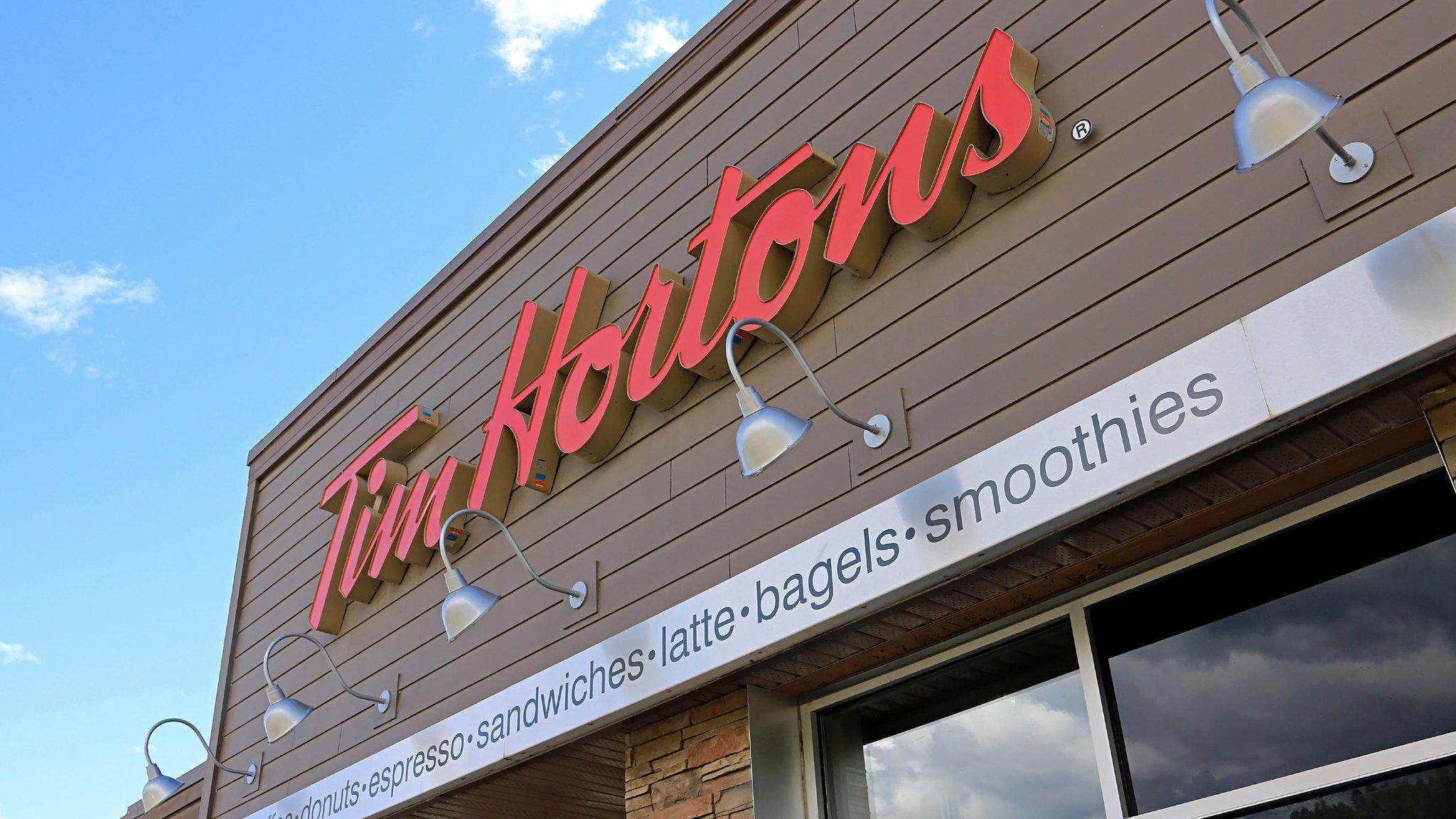 Tim Horton's sign