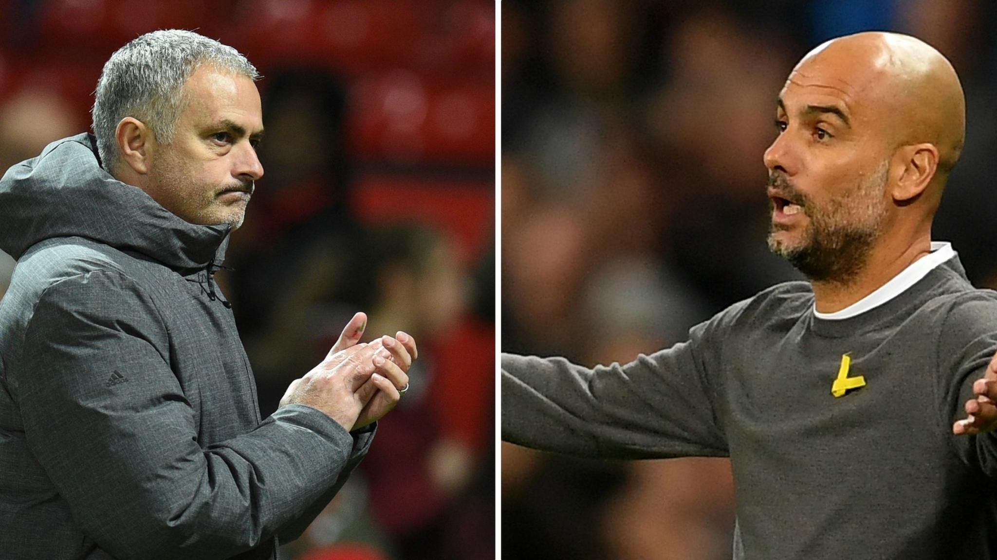 Jose Mourinho and Pep Guardiola