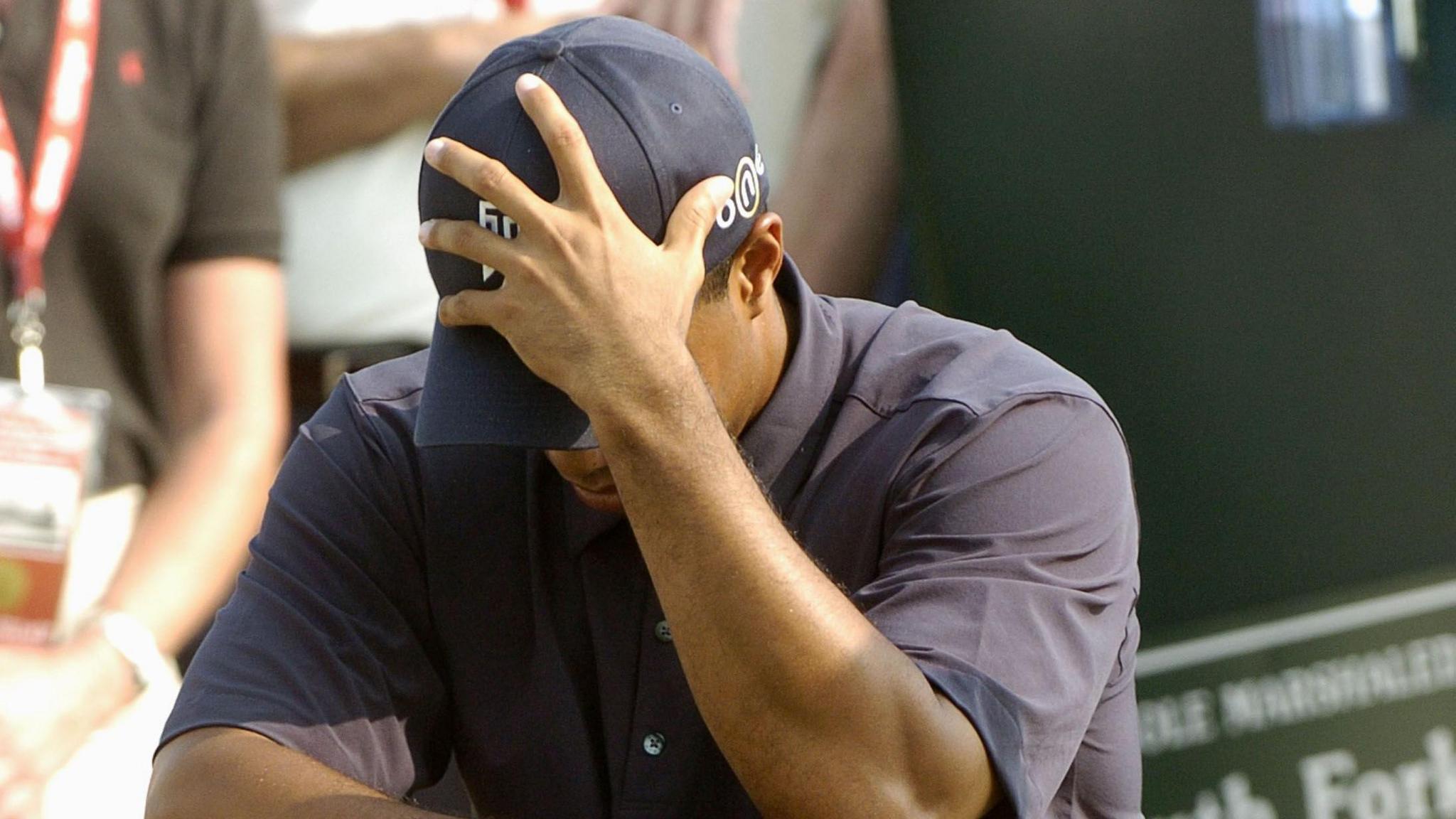 Tiger Woods pictured during the US Open in 2004