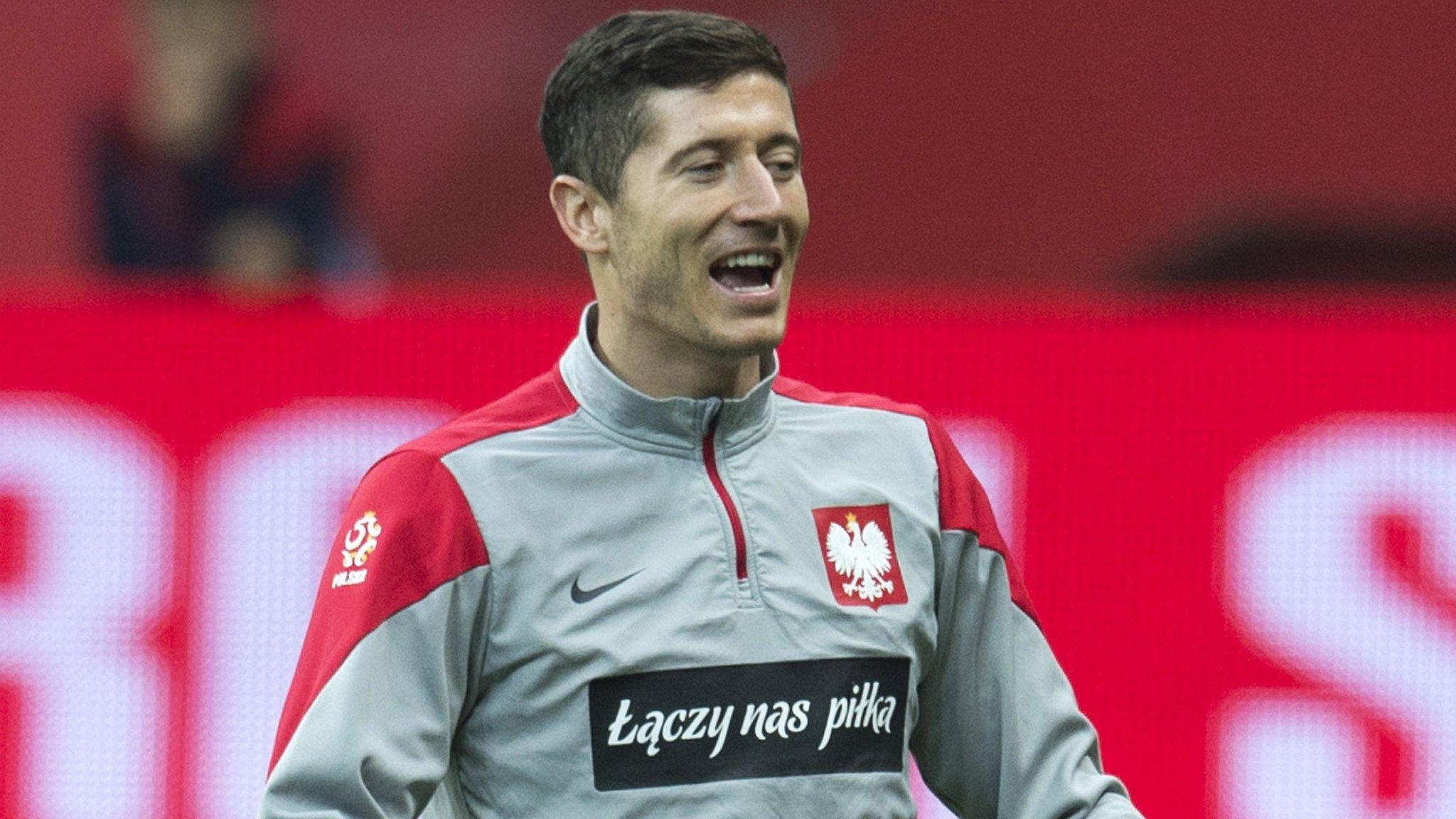 Poland striker Robert Lewandowski