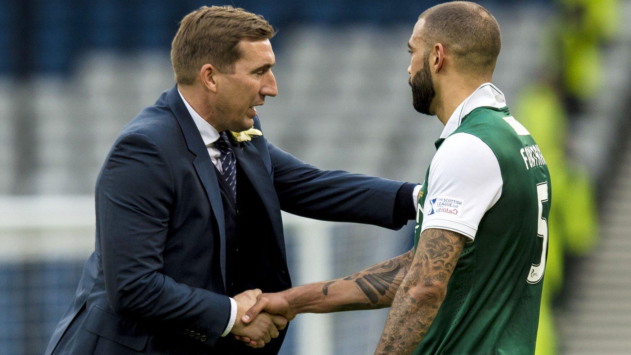 Alan Stubbs and Liam Fontaine