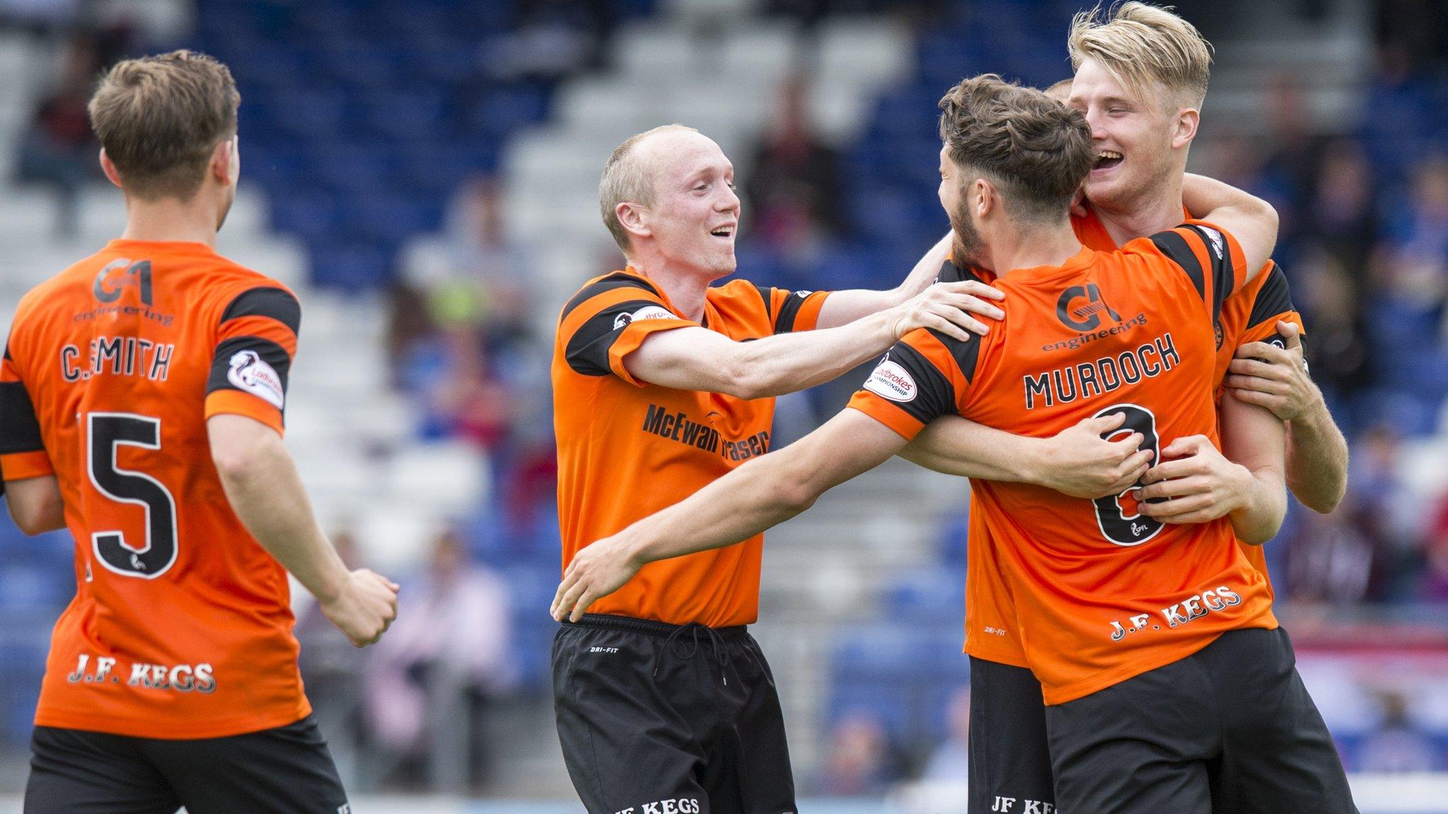 Stewart Murdoch levelled for Dundee United in the Highlands