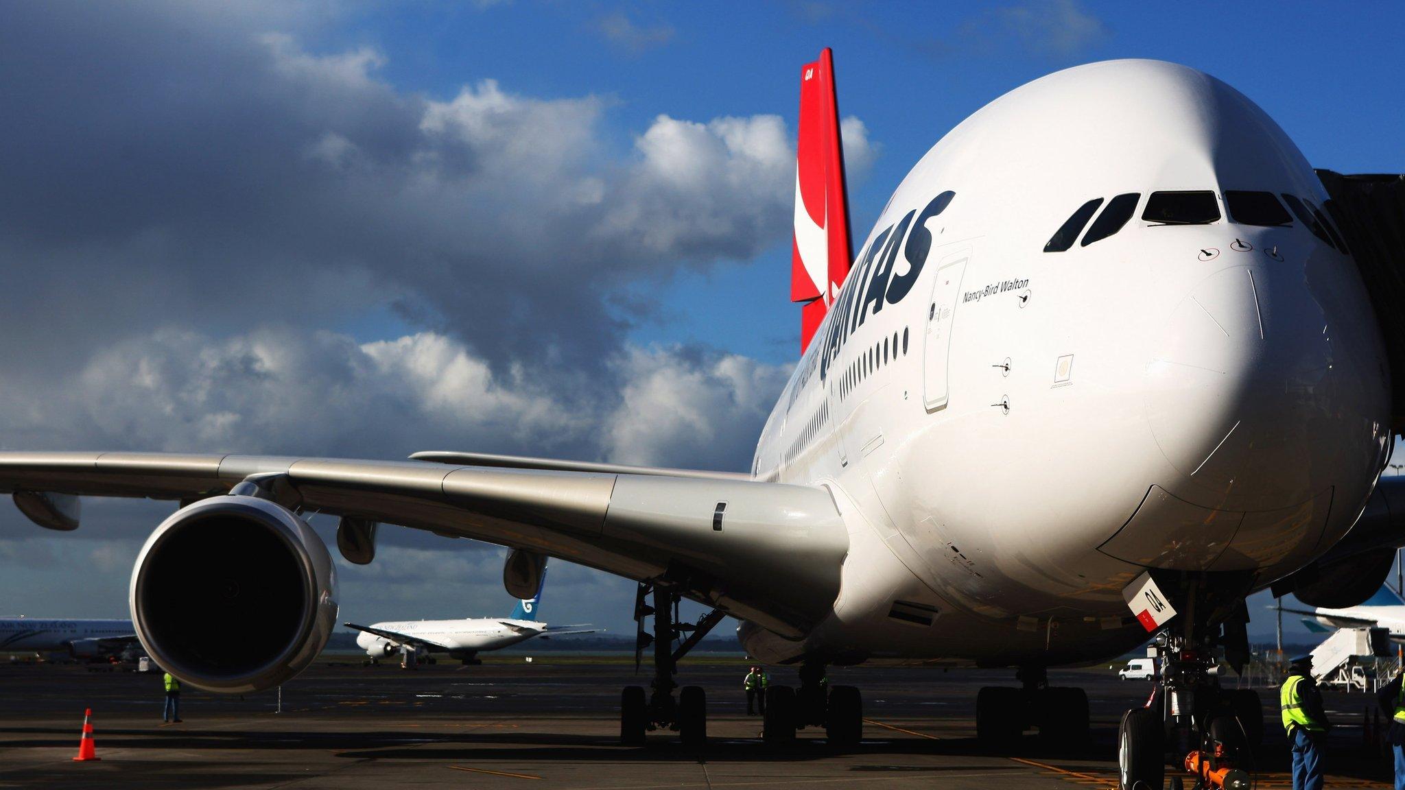 Qantas plane