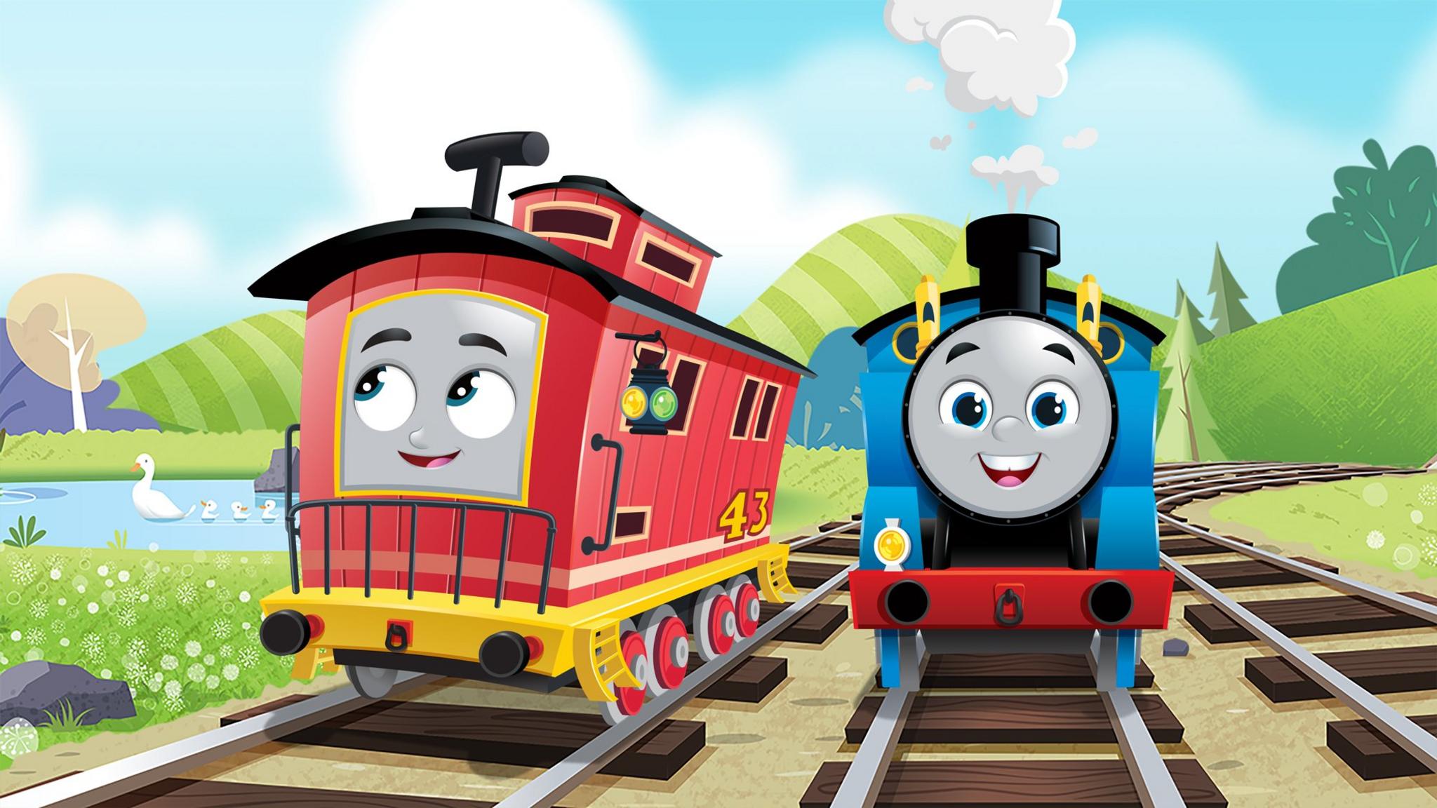 Bruno the Brake Car and Thomas the Tank Engine.