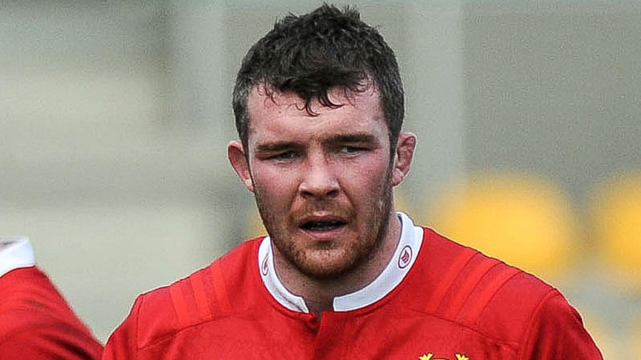 Peter O'Mahony was back in action for Munster in Italy