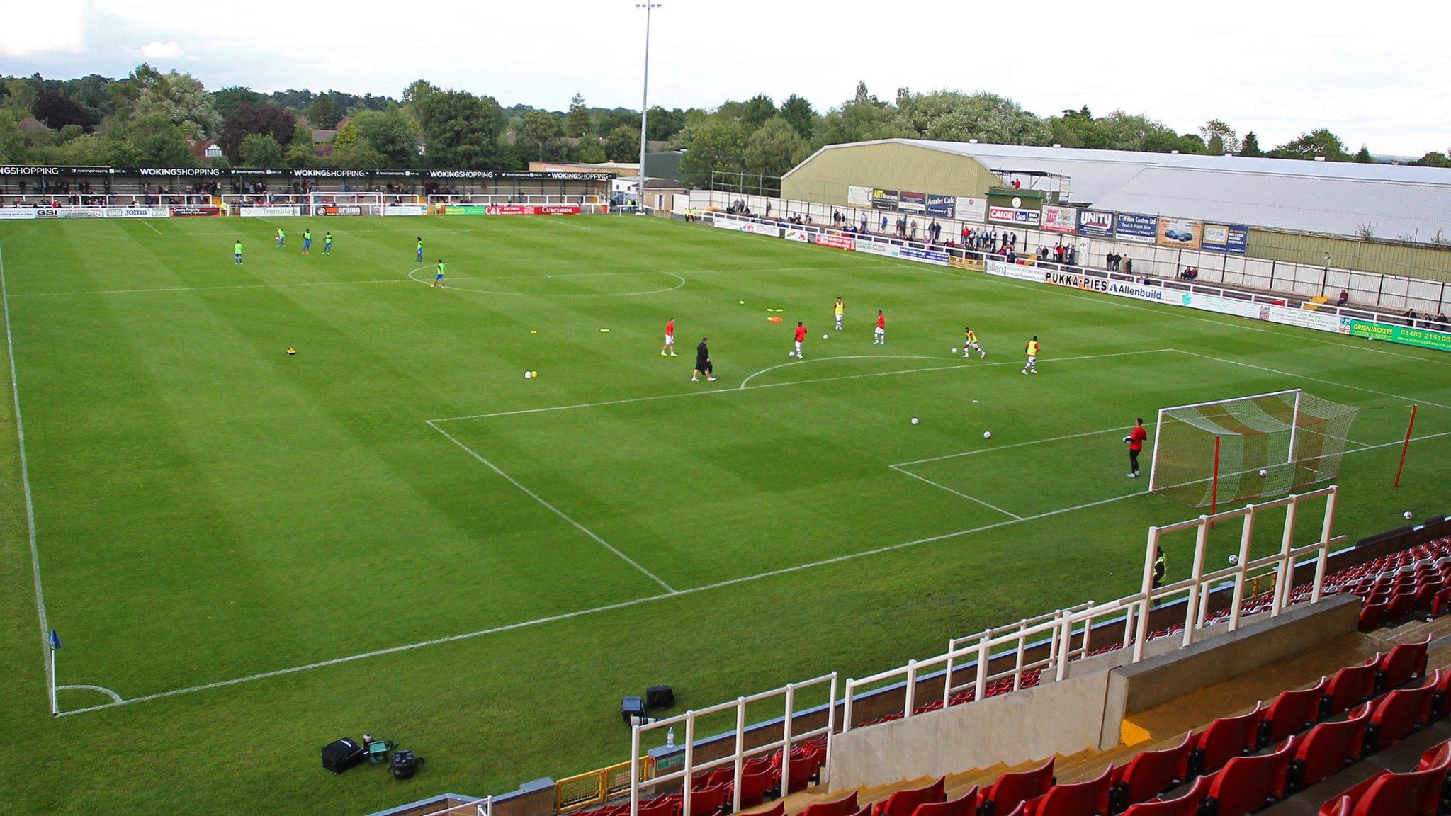 Woking's Kingfield ground